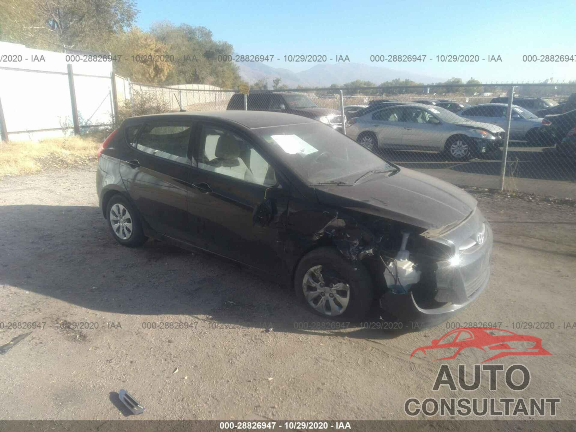 HYUNDAI ACCENT 2017 - KMHCT5AE0HU306062