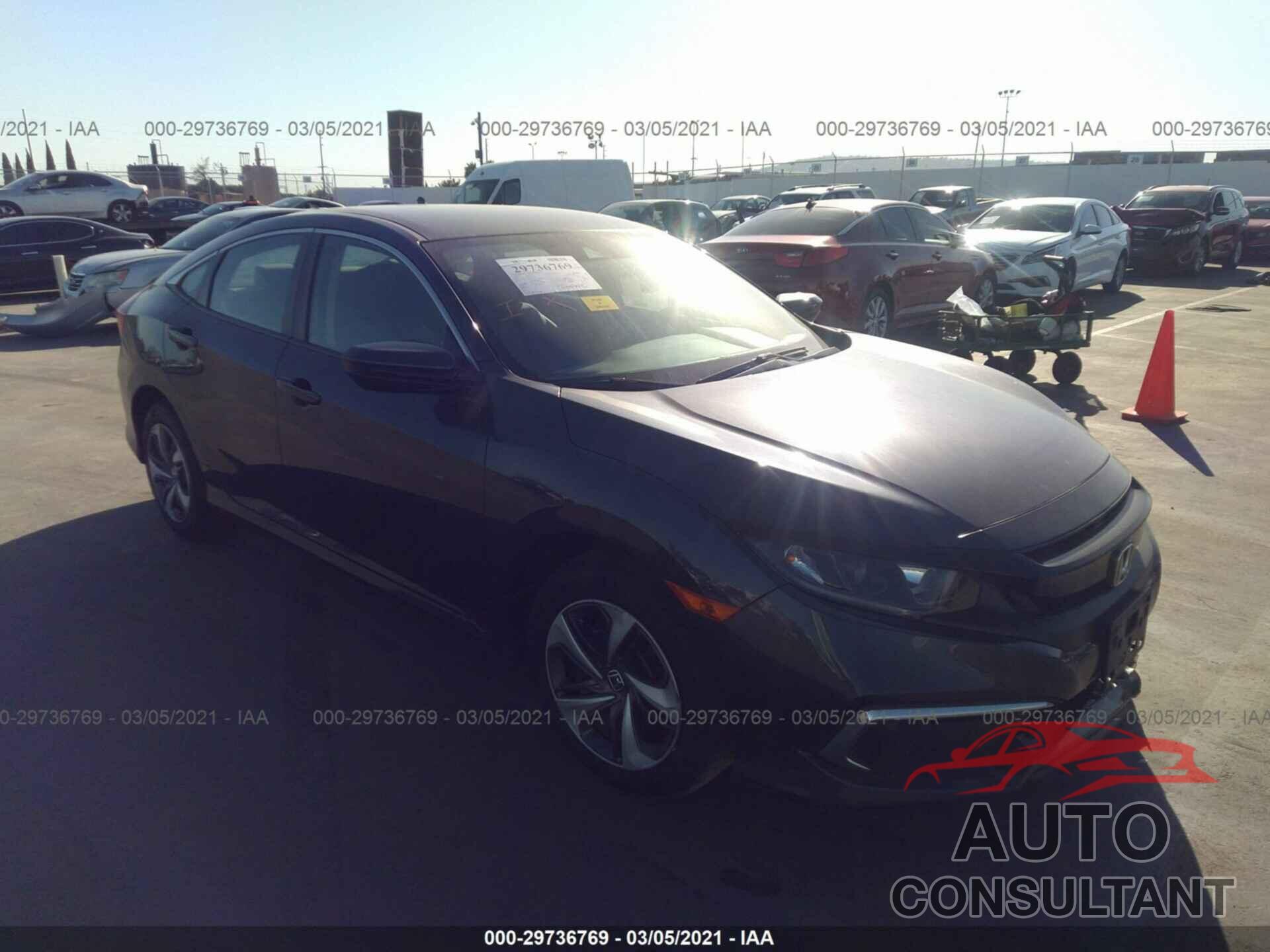 HONDA CIVIC SEDAN 2019 - 19XFC2F61KE206995