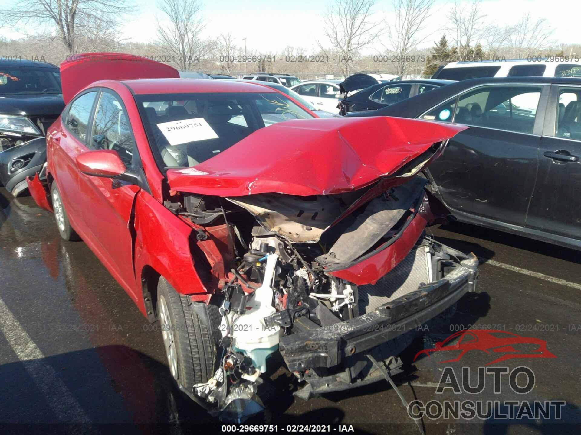 HYUNDAI ACCENT 2016 - KMHCT4AE2GU058518
