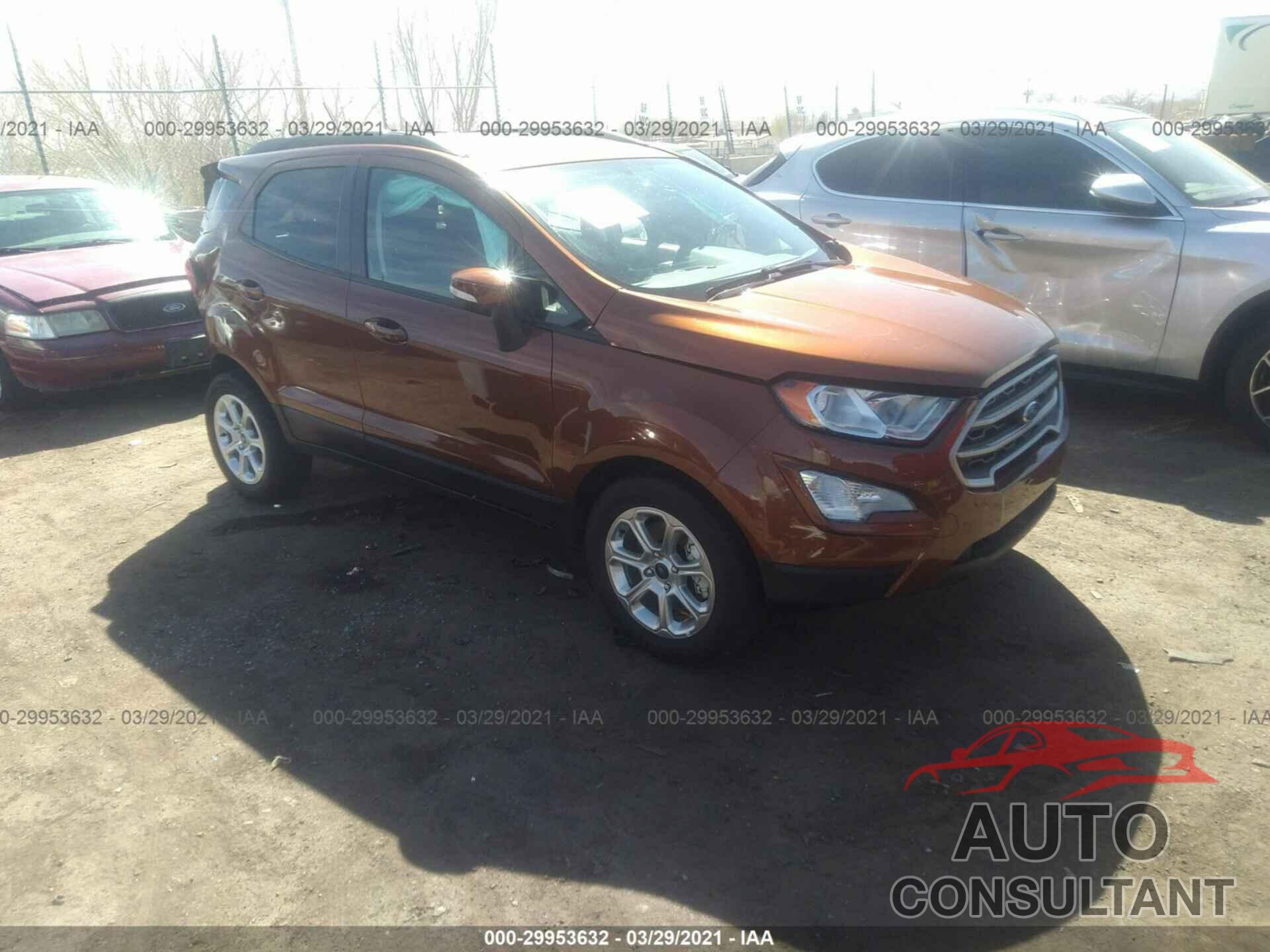 FORD ECOSPORT 2020 - MAJ3S2GE5LC333307