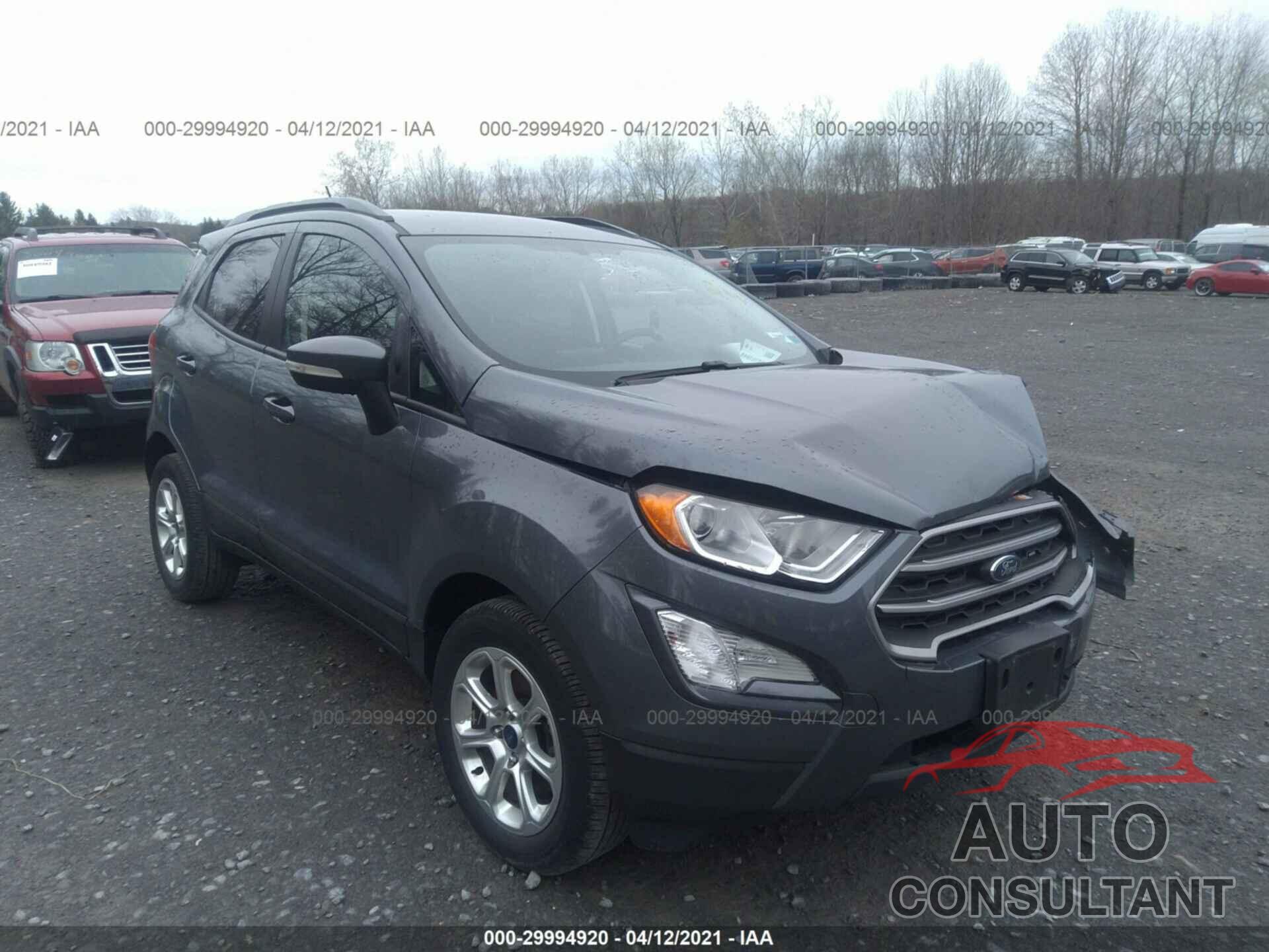 FORD ECOSPORT 2018 - MAJ3P1TE8JC164804