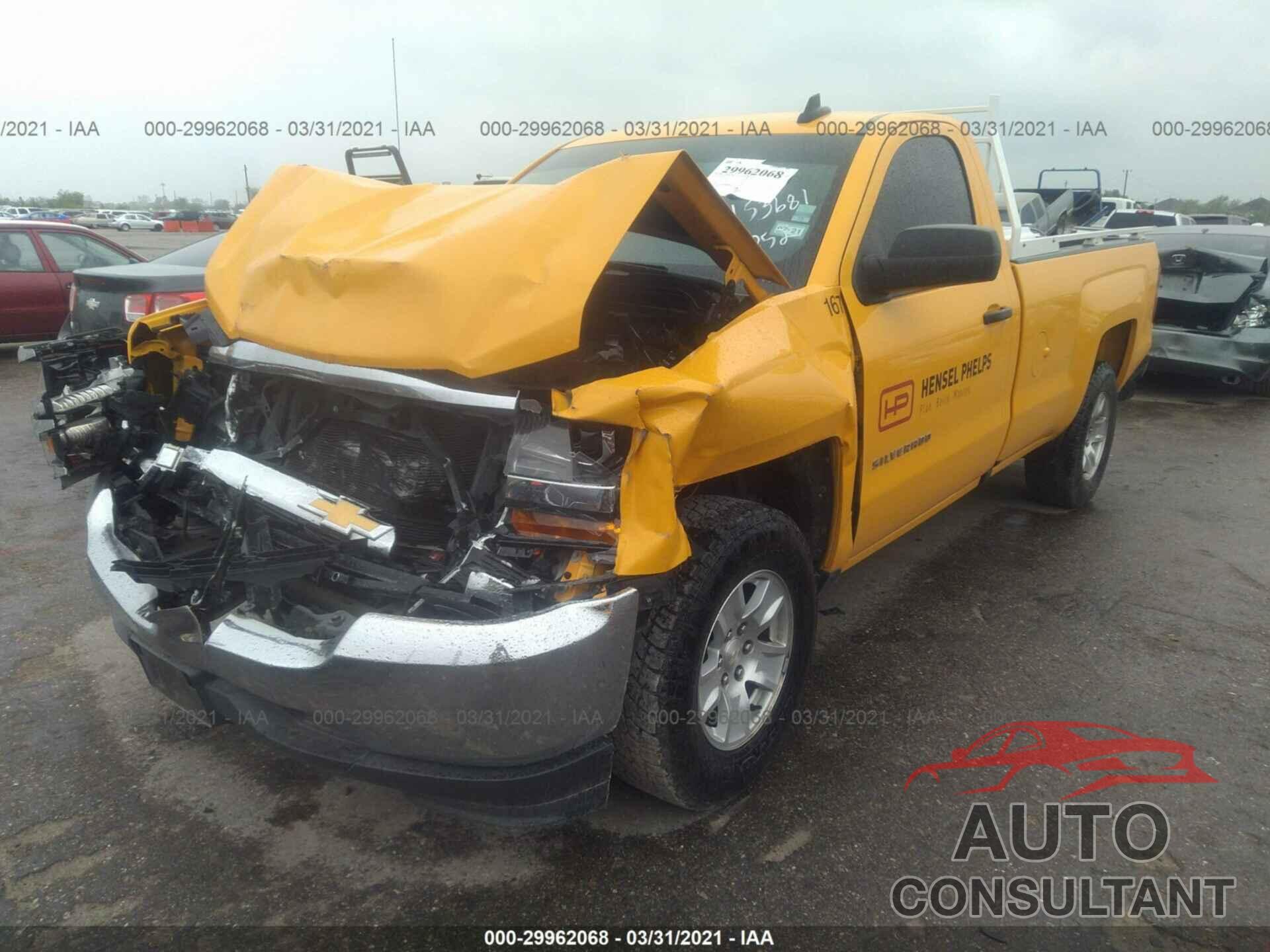 CHEVROLET SILVERADO 1500 2016 - 1GCNCRECXGZ250226