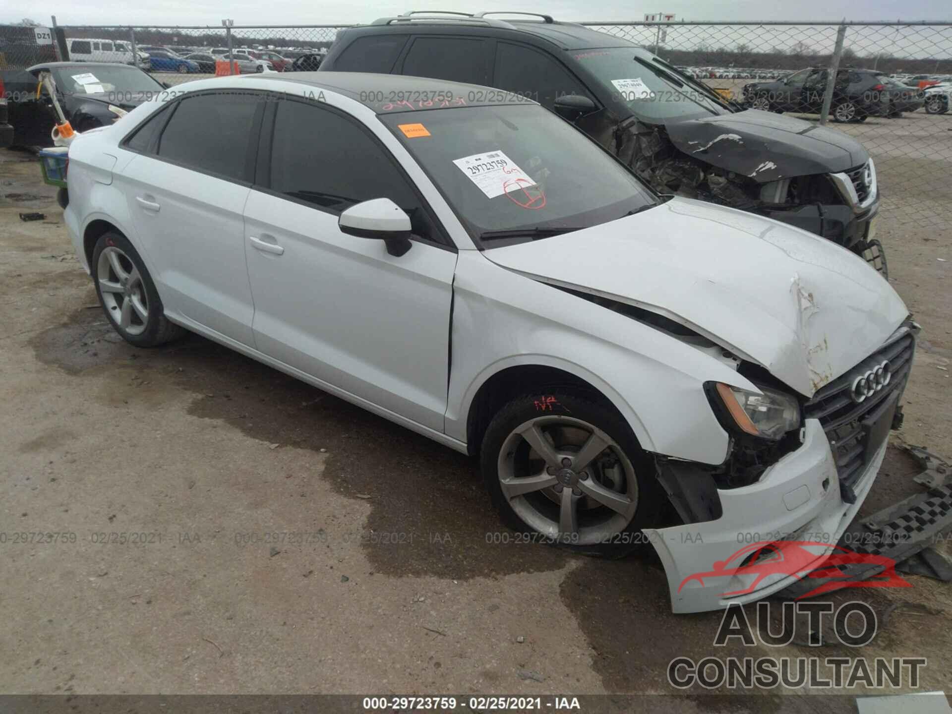 AUDI A3 2016 - WAUA7GFF9G1036209