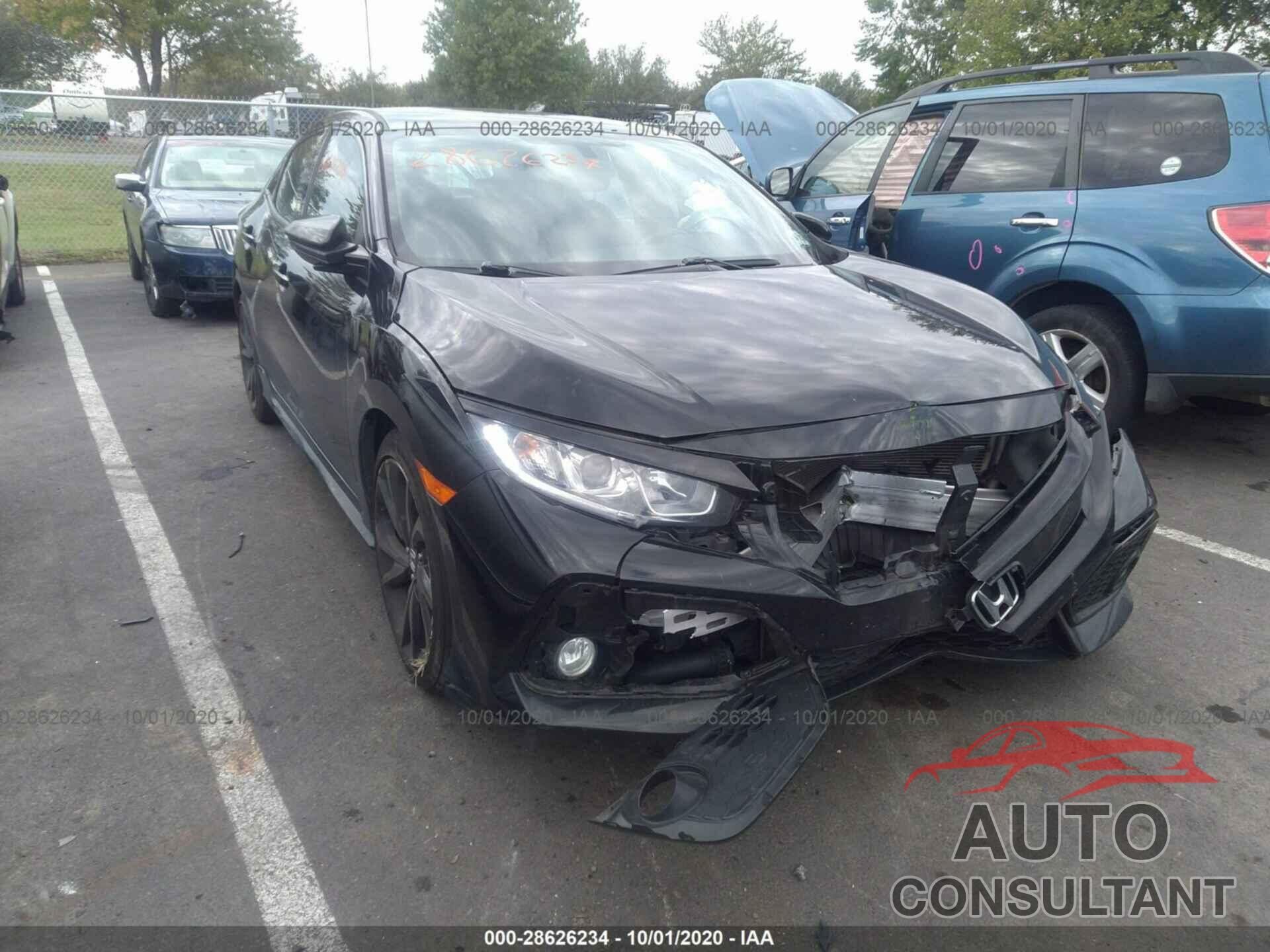 HONDA CIVIC HATCHBACK 2018 - SHHFK7H47JU411708