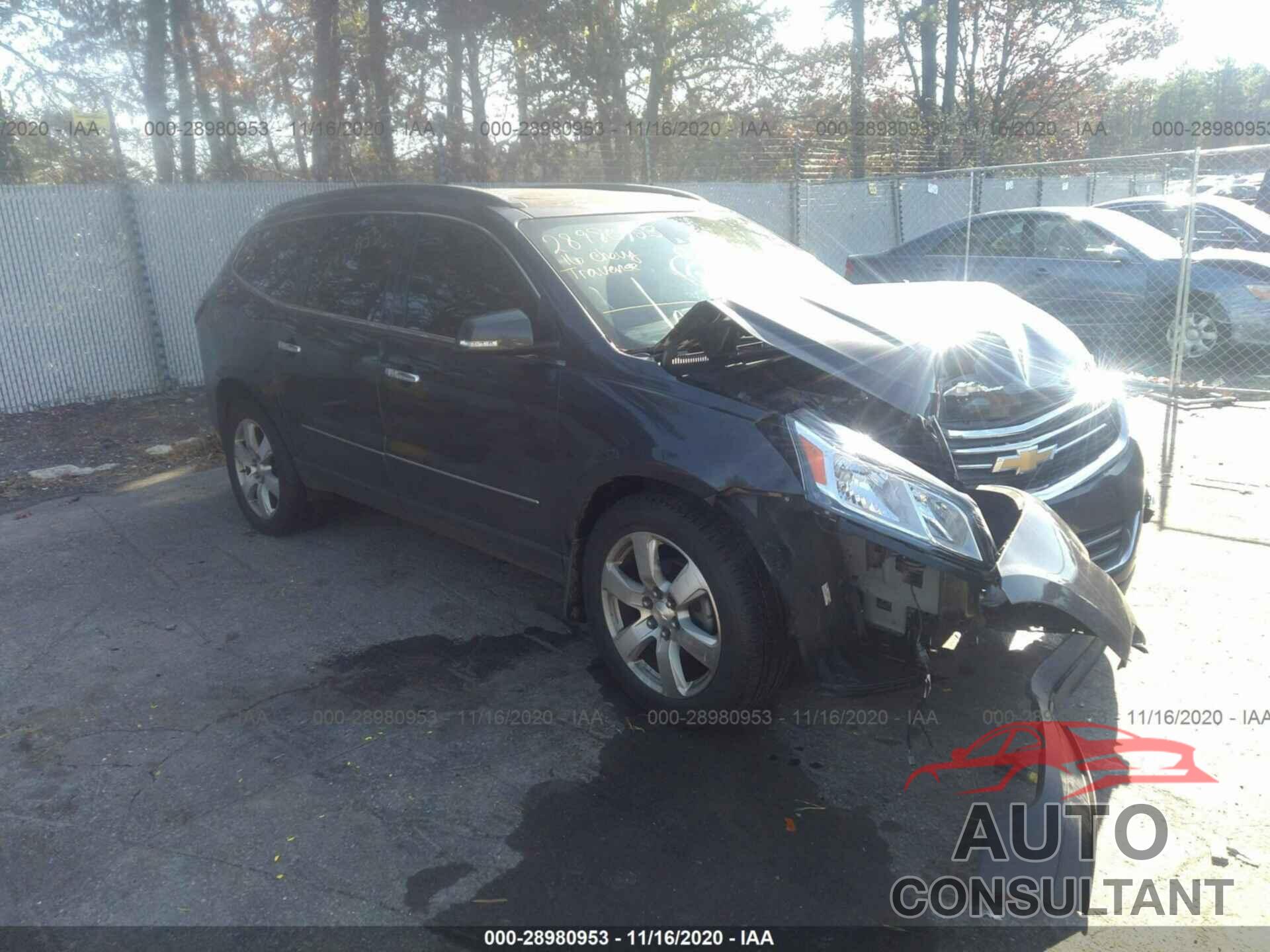 CHEVROLET TRAVERSE 2016 - 1GNKVJKD8GJ323546
