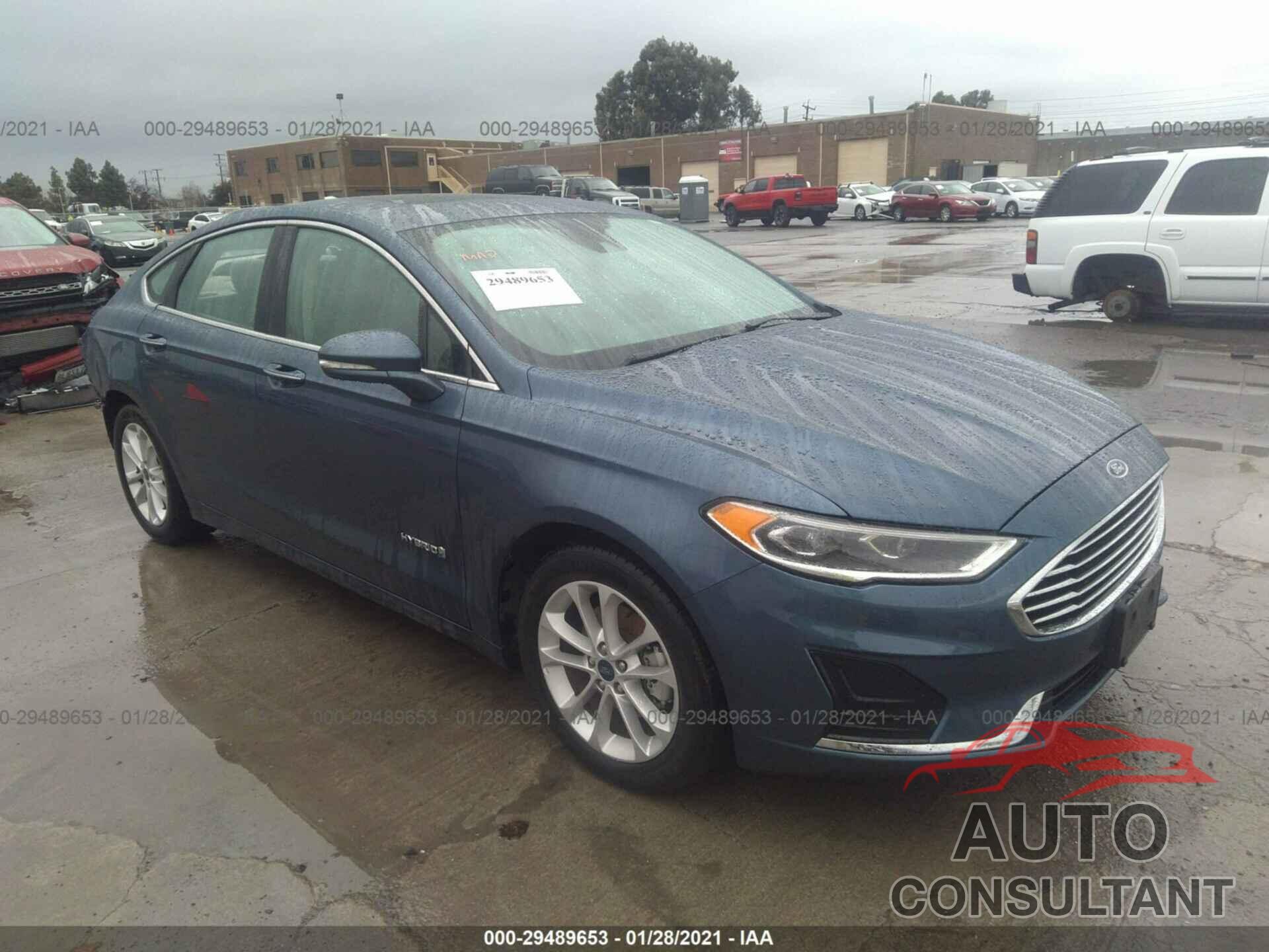 FORD FUSION HYBRID 2019 - 3FA6P0MU9KR262644