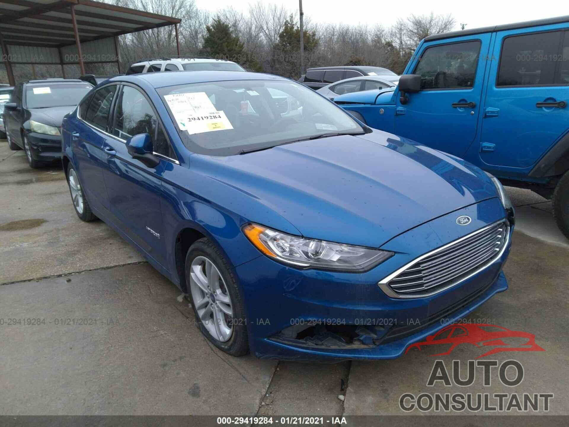 FORD FUSION HYBRID 2018 - 3FA6P0LUXJR247702