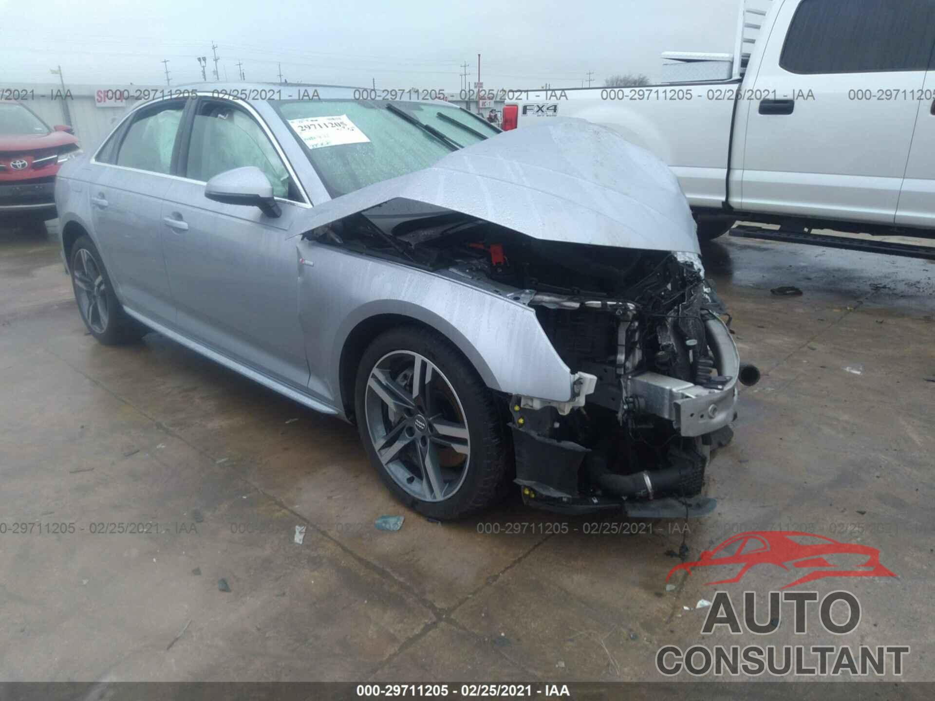 AUDI A4 2018 - WAUENAF47JA165091