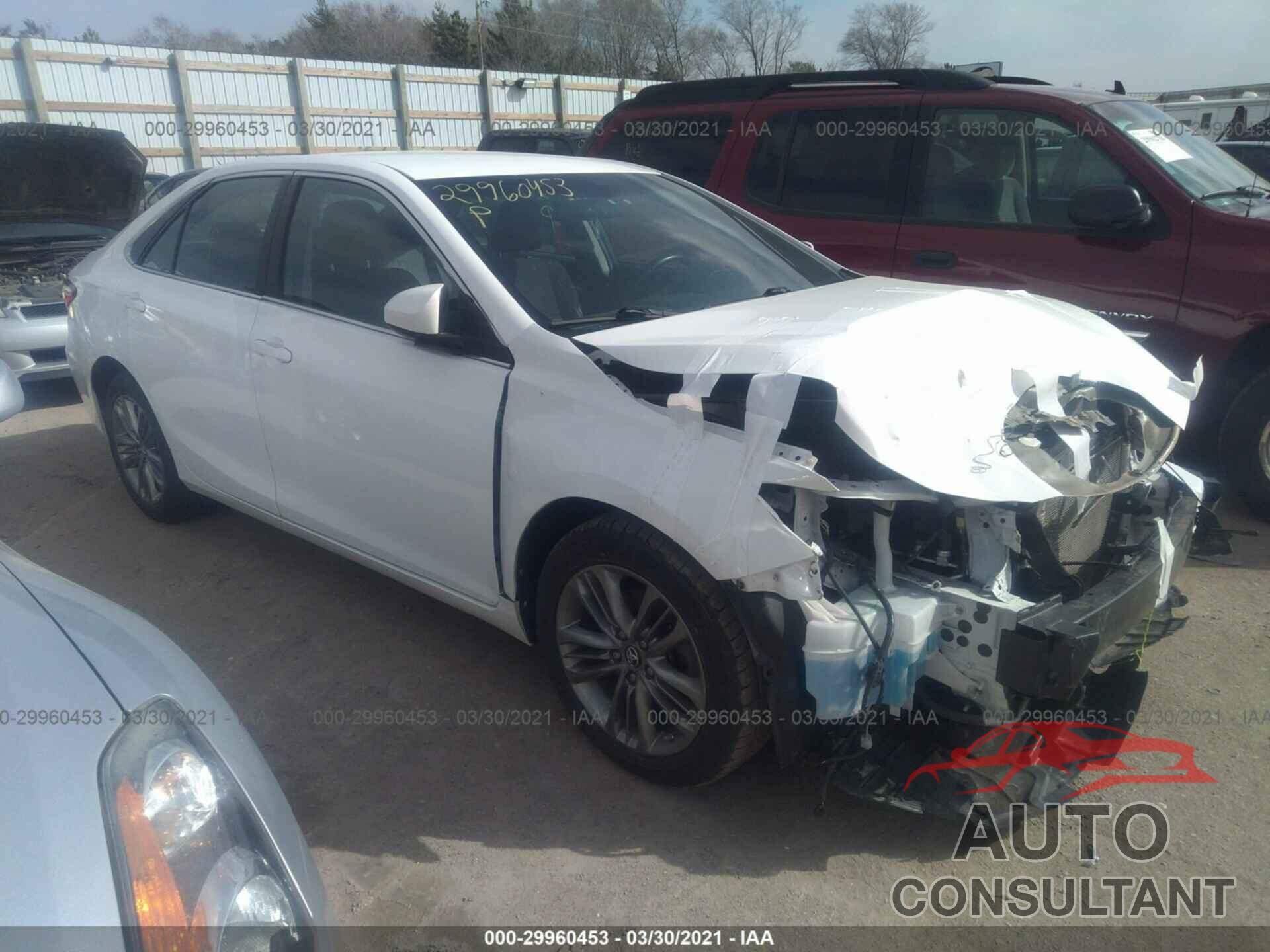 TOYOTA CAMRY 2017 - 4T1BF1FK6HU372836
