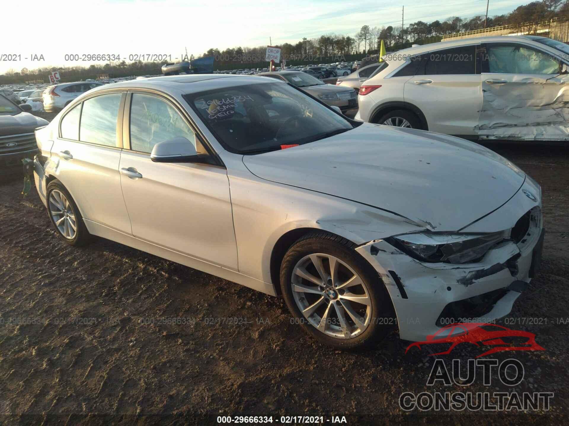 BMW 3 SERIES 2016 - WBA8A3C5XGK689582