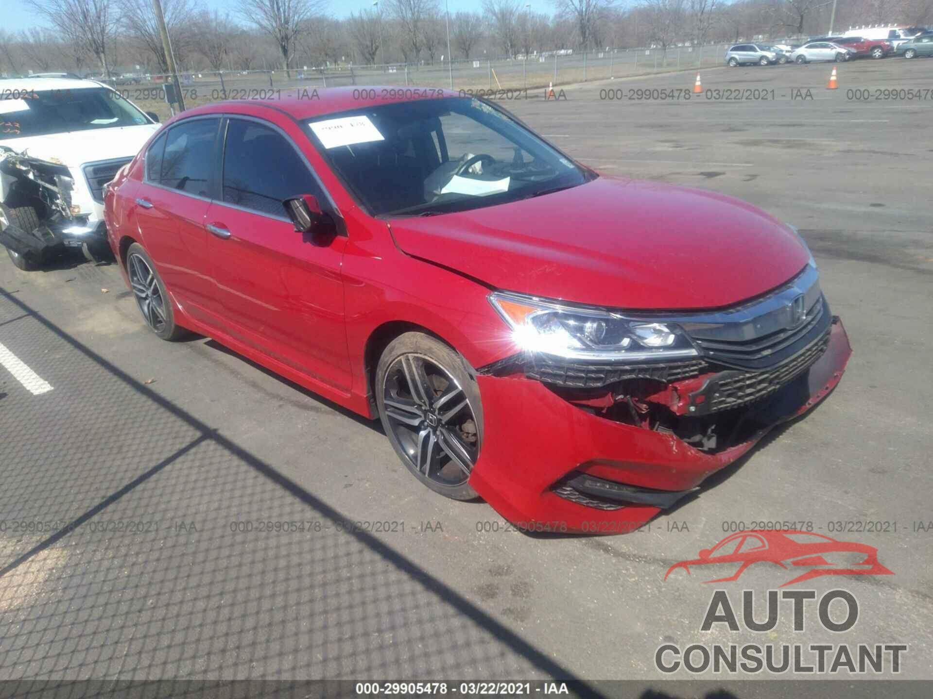 HONDA ACCORD SEDAN 2017 - 1HGCR2F52HA255810