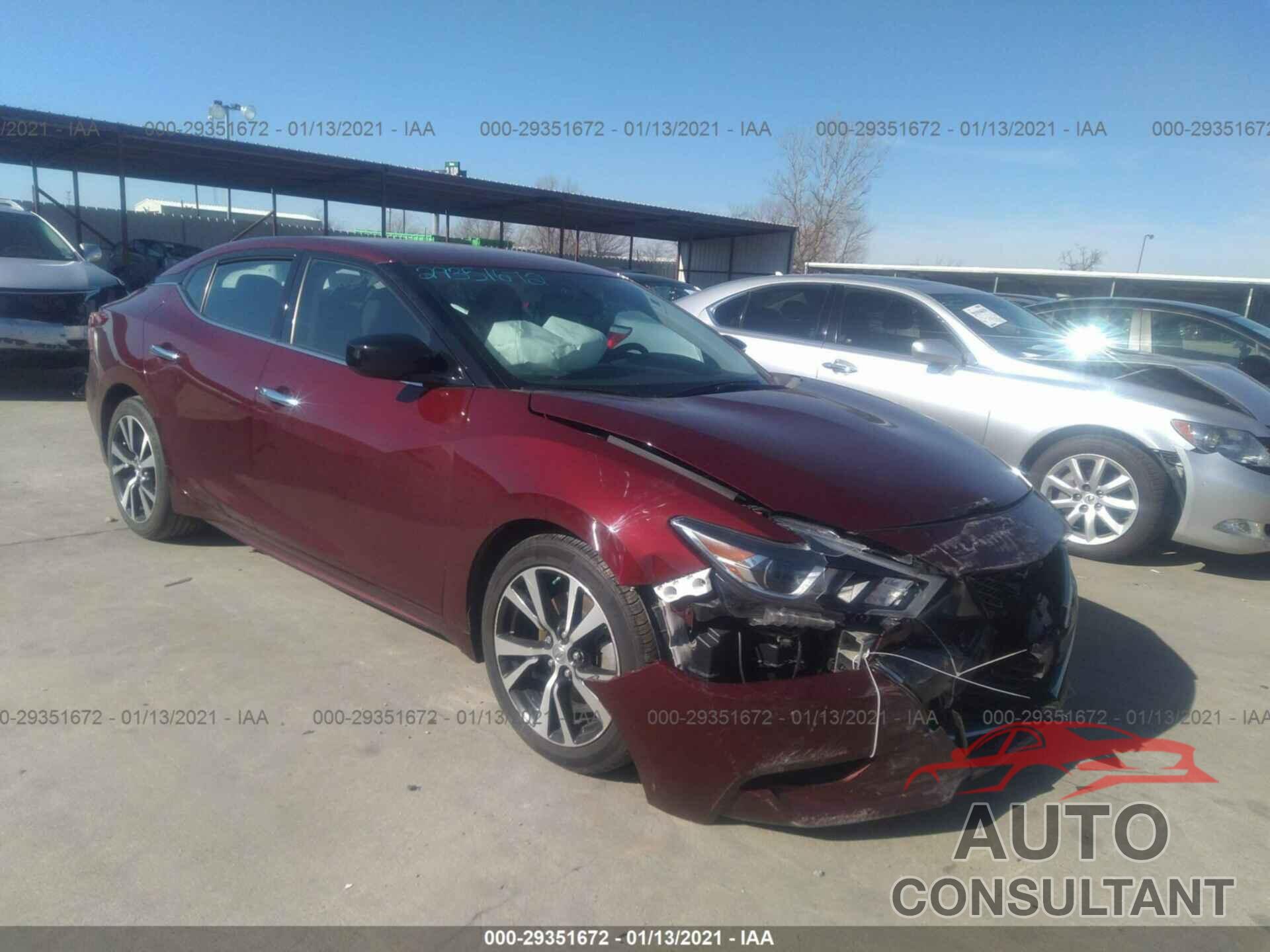 NISSAN MAXIMA 2018 - 1N4AA6AP5JC399221