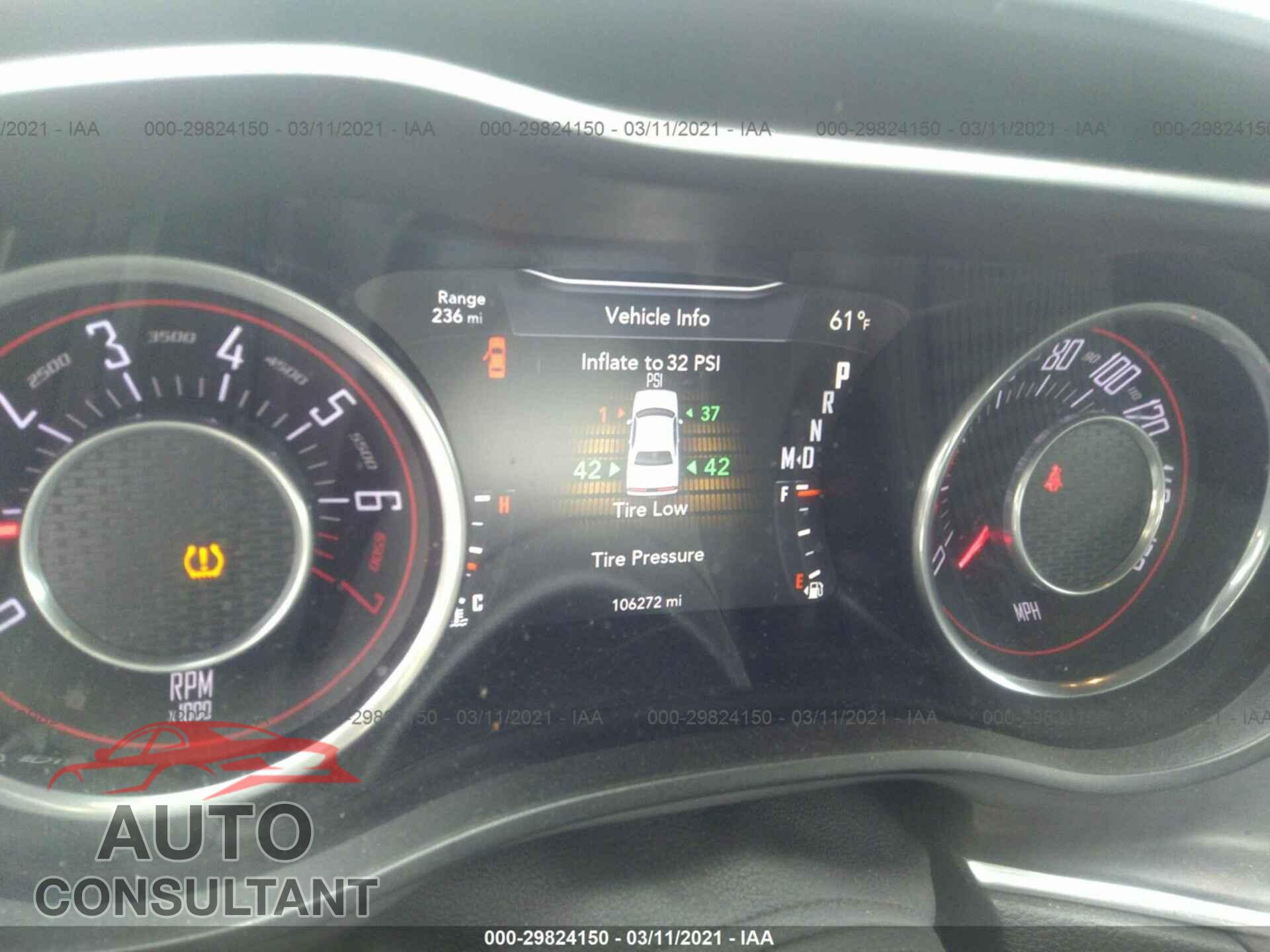 DODGE CHALLENGER 2016 - 2C3CDZAG7GH158248