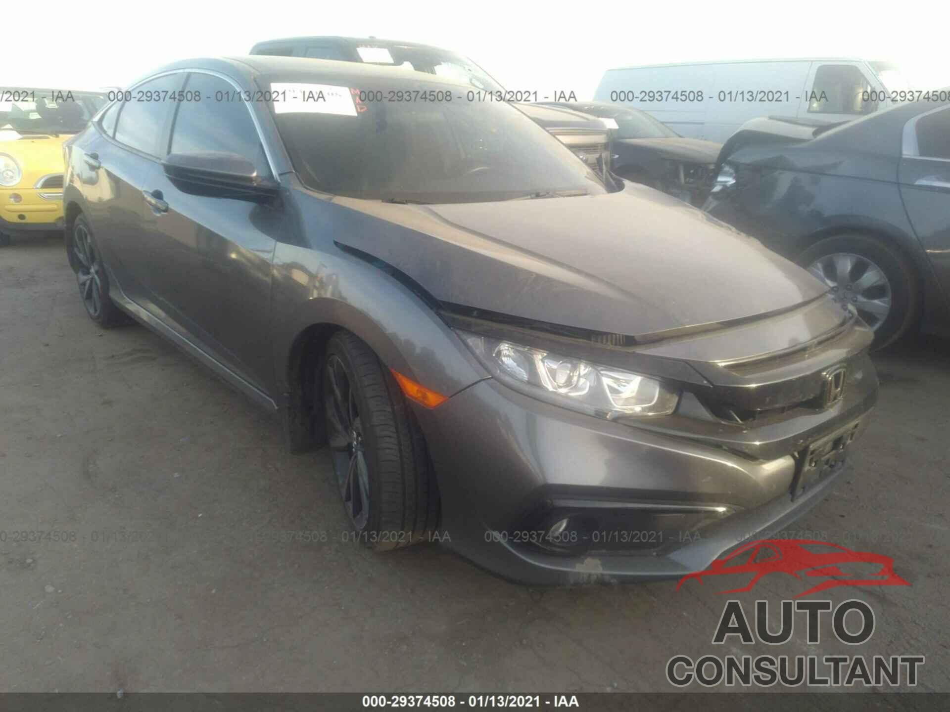 HONDA CIVIC SEDAN 2019 - 2HGFC2F80KH545688