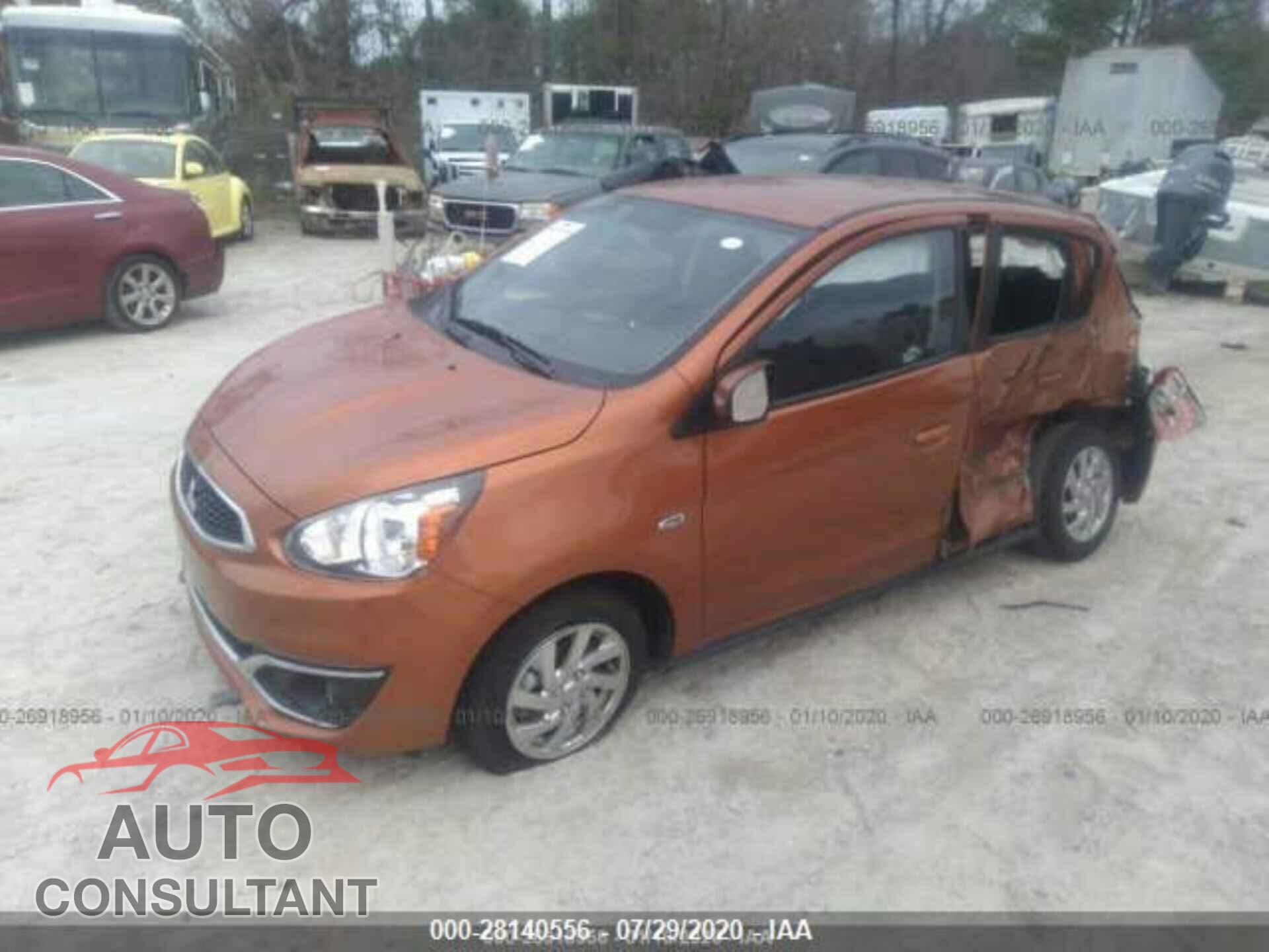 MITSUBISHI MIRAGE 2019 - ML32A4HJ3KH013407