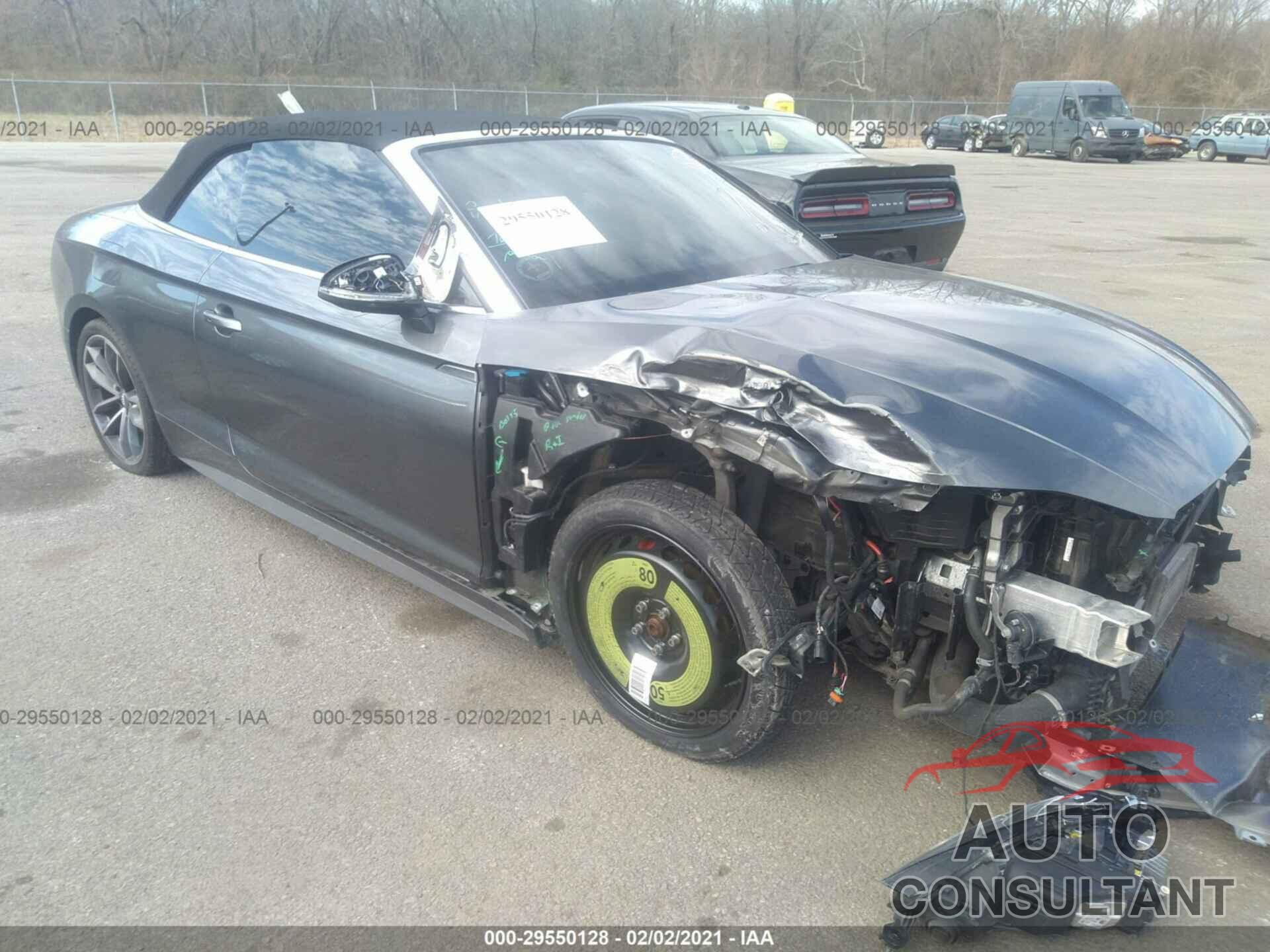 AUDI S5 CABRIOLET 2018 - WAU24GF55JN014194