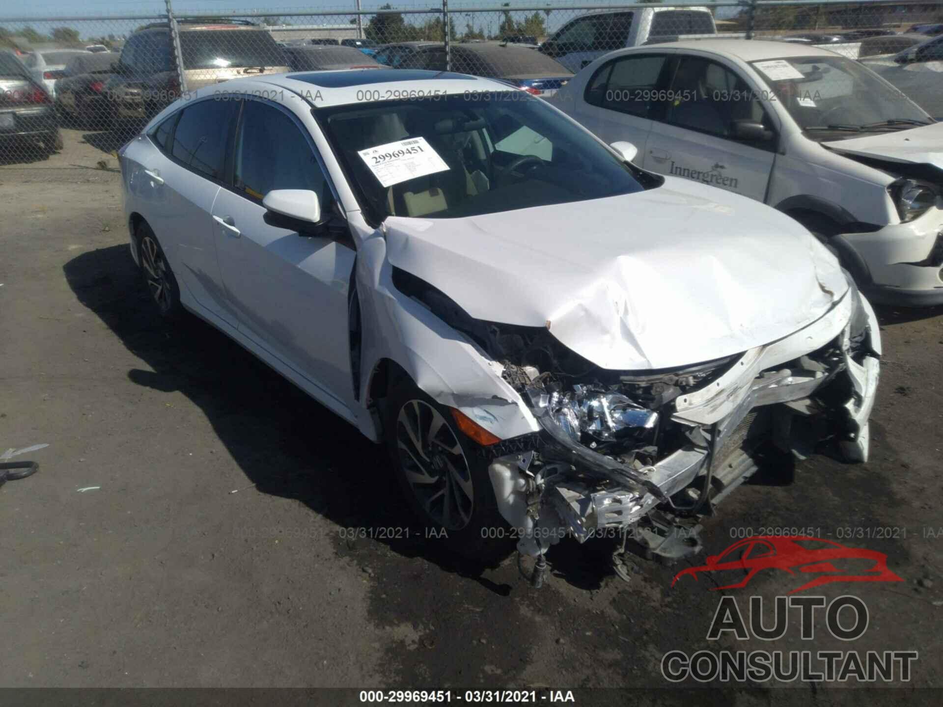 HONDA CIVIC SEDAN 2016 - 19XFC2F75GE201699