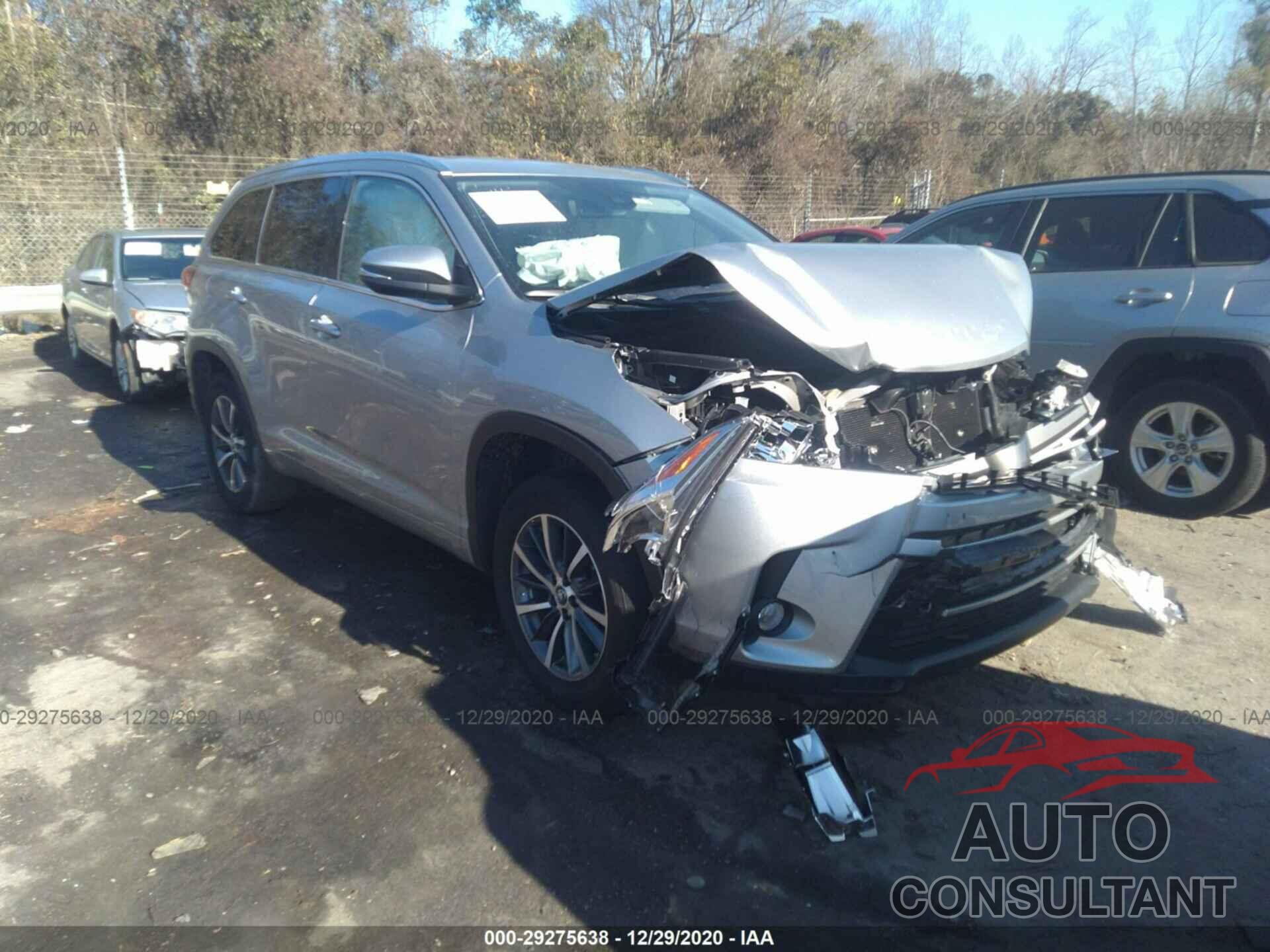 TOYOTA HIGHLANDER 2017 - 5TDKZRFH9HS194777