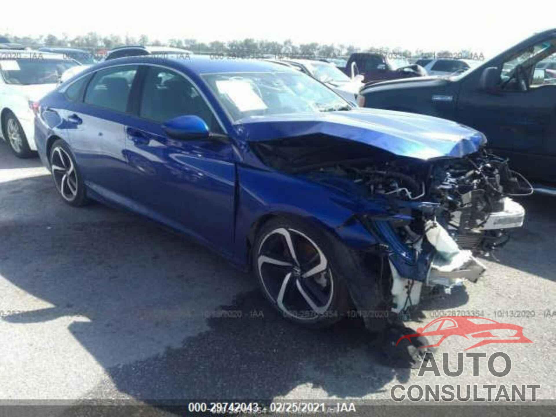 HONDA ACCORD SEDAN 2019 - 1HGCV1E30KA046031