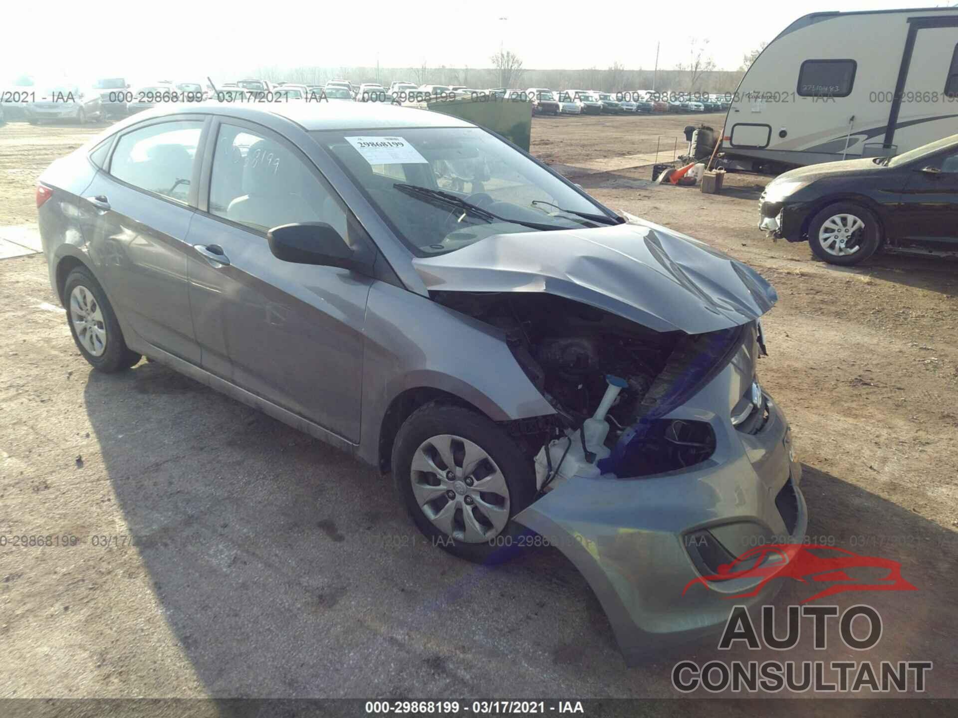 HYUNDAI ACCENT 2016 - KMHCT4AE6GU989703