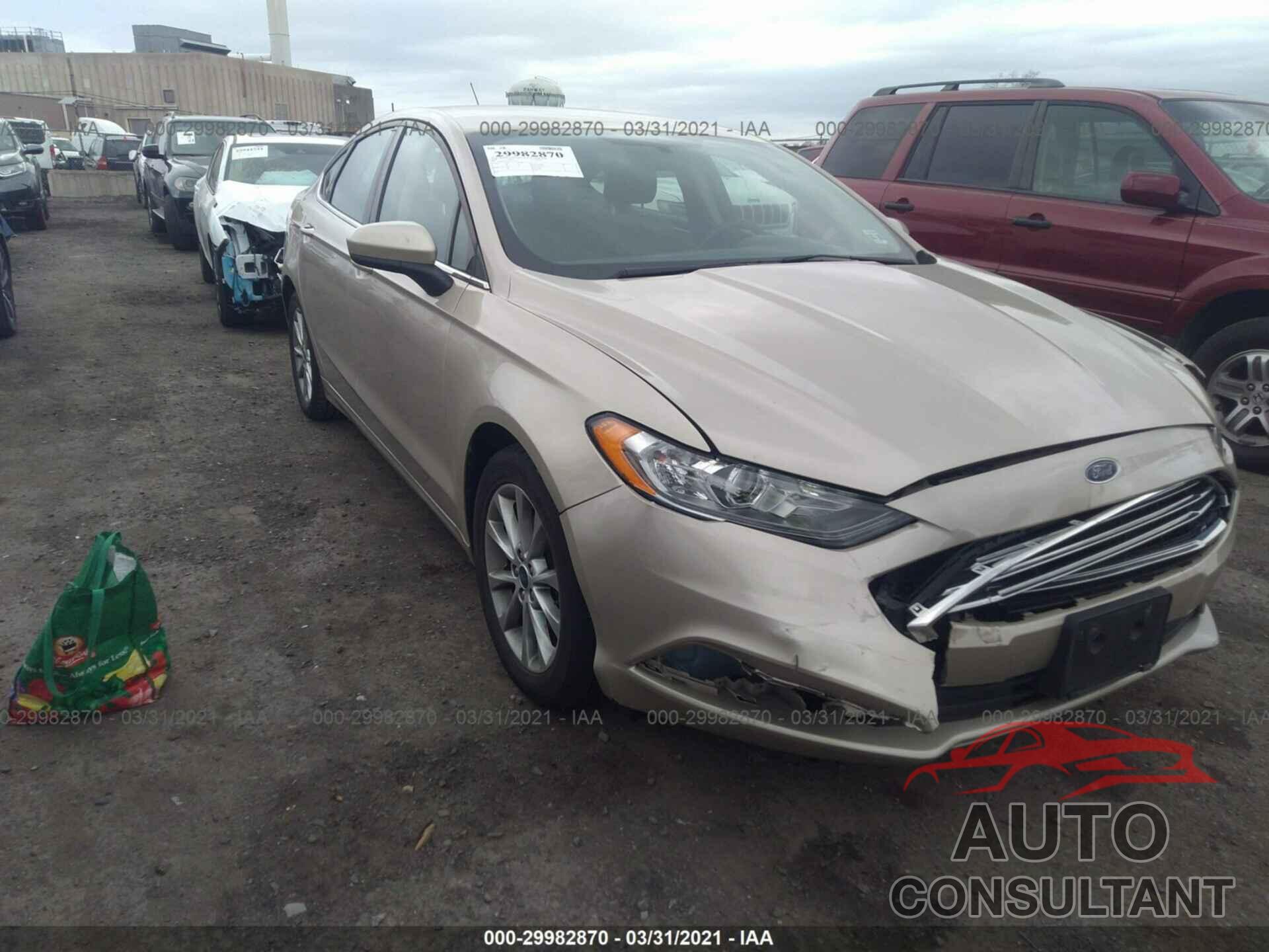 FORD FUSION 2017 - 3FA6P0H73HR106726