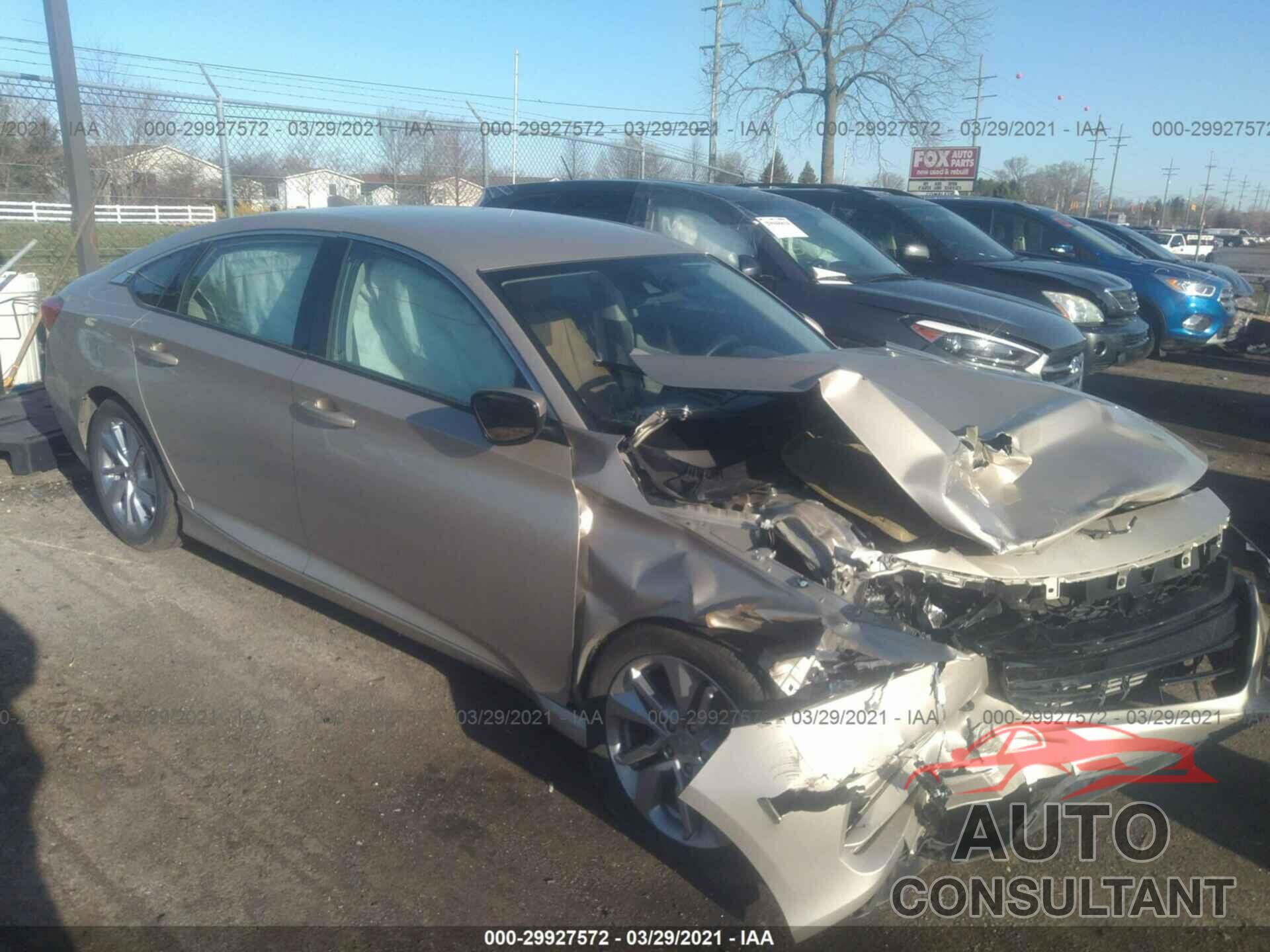 HONDA ACCORD SEDAN 2018 - 1HGCV1F1XJA211157
