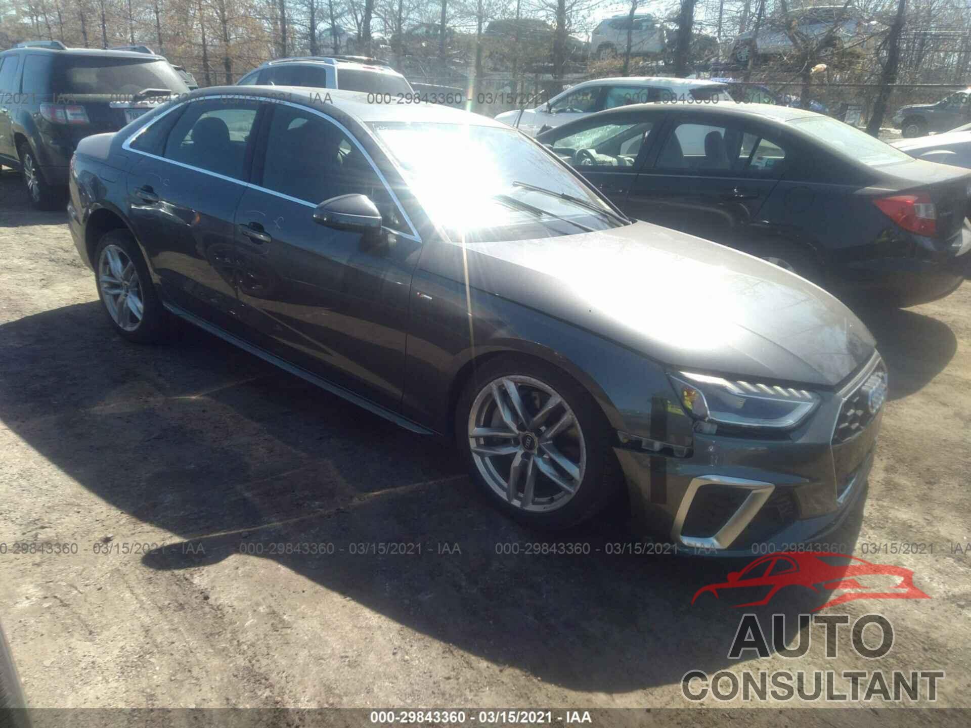 AUDI A4 2020 - WAUENAF45LA055577