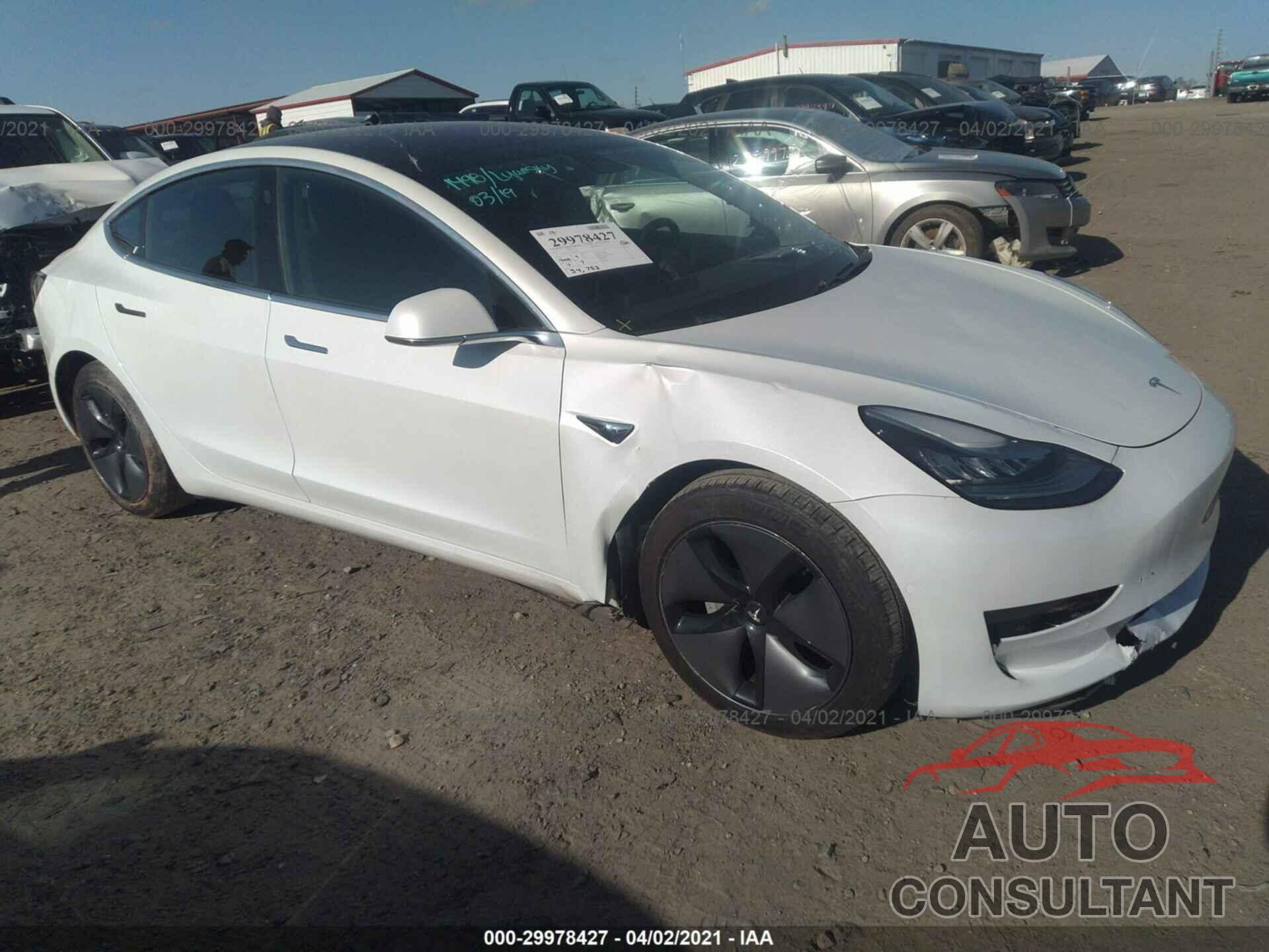 TESLA MODEL 3 2019 - 5YJ3E1EA0KF299709