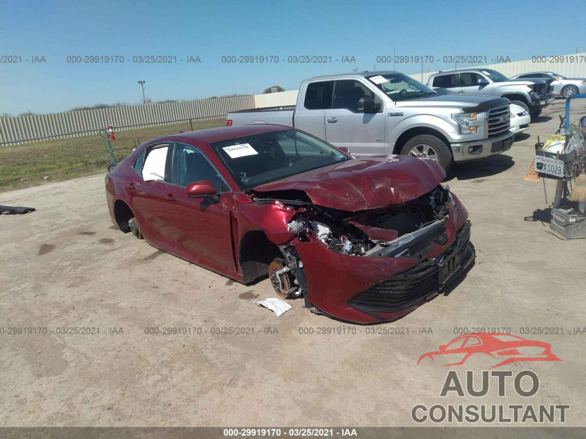 TOYOTA CAMRY 2019 - 4T1B11HKXKU236177