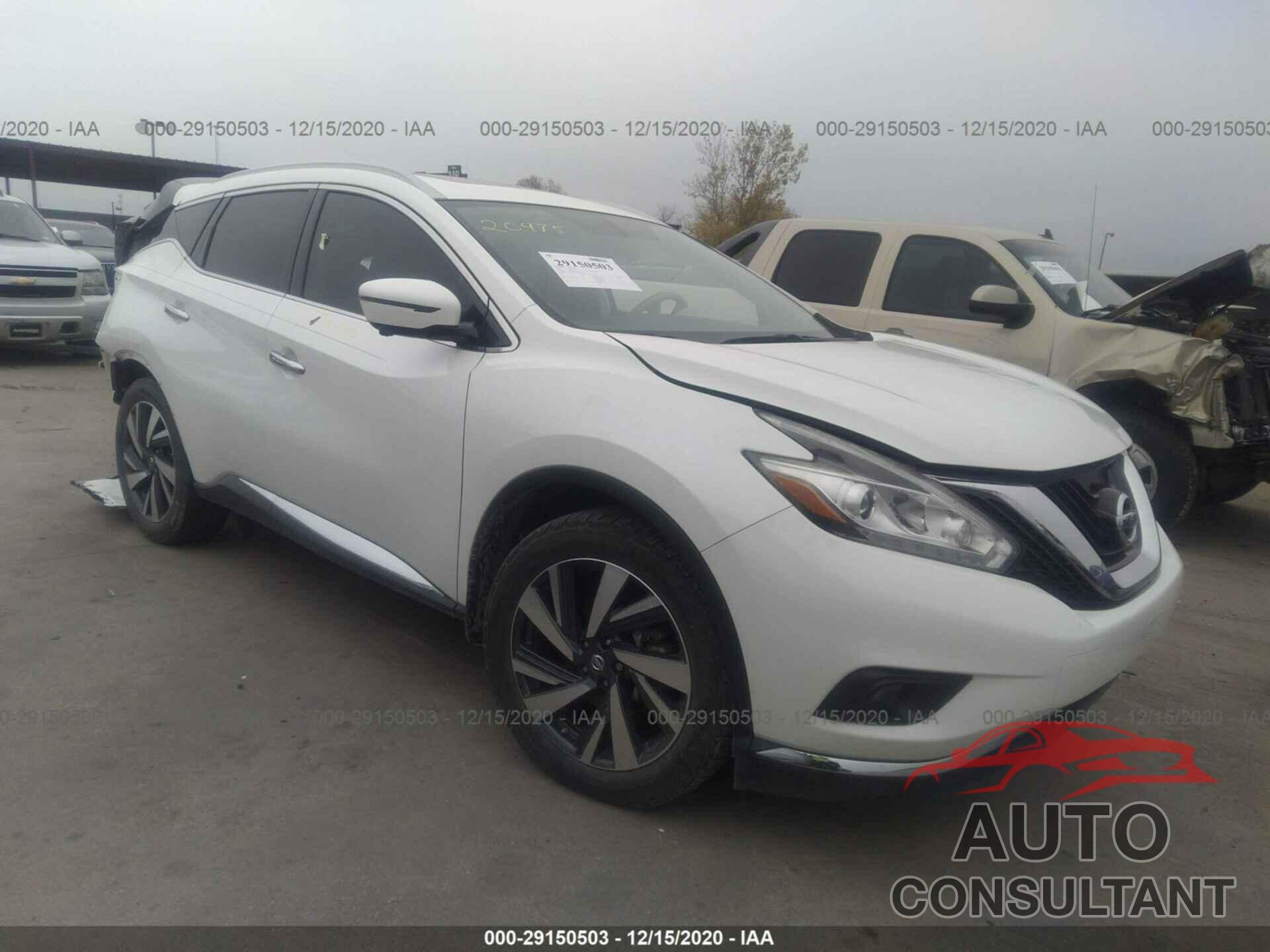 NISSAN MURANO 2016 - 5N1AZ2MH3GN159772