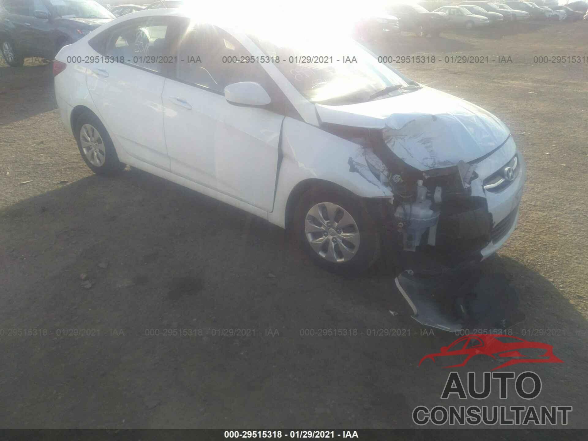 HYUNDAI ACCENT 2016 - KMHCT4AE0GU989521