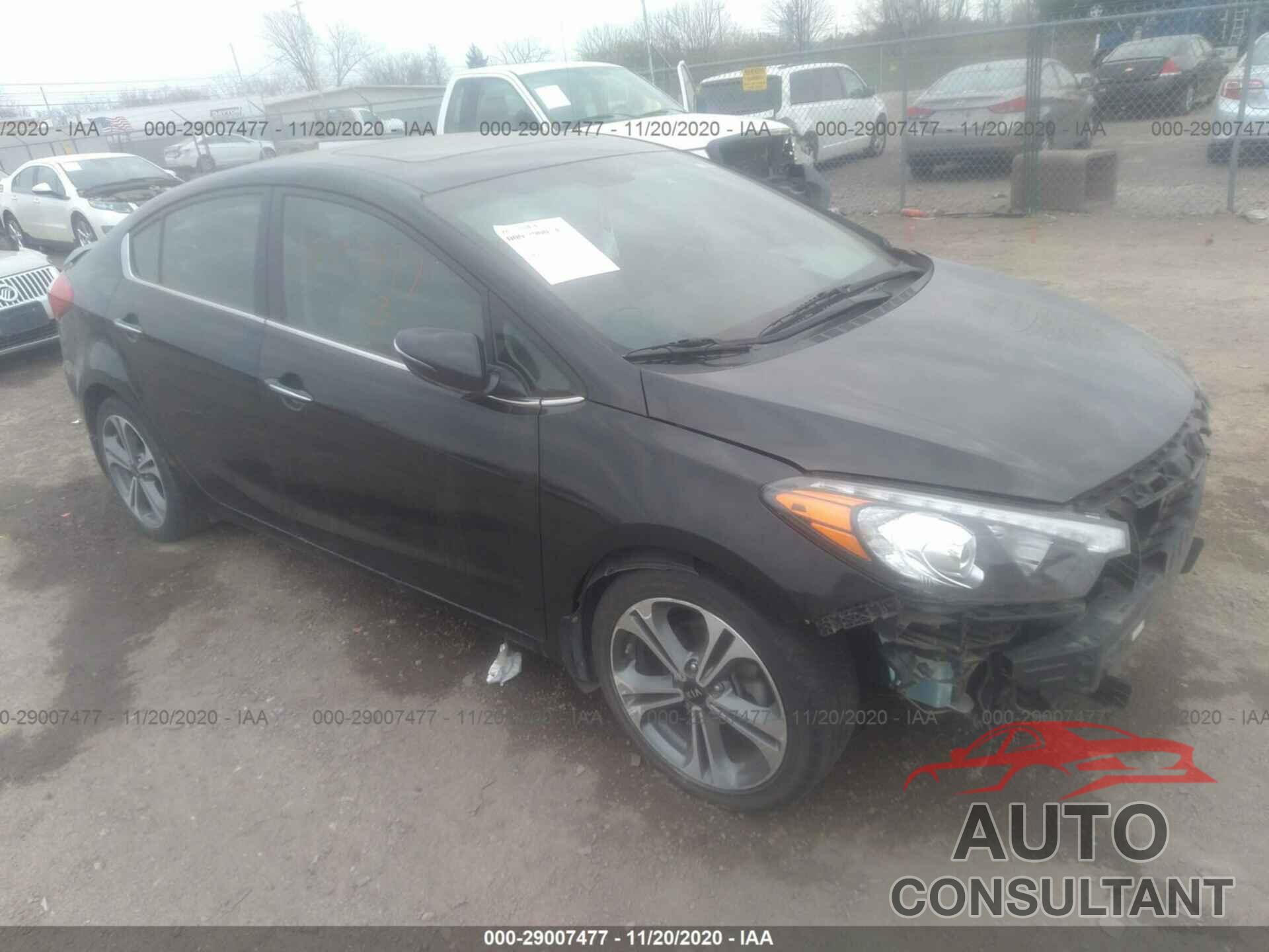 KIA FORTE 2016 - KNAFZ4A80G5550479