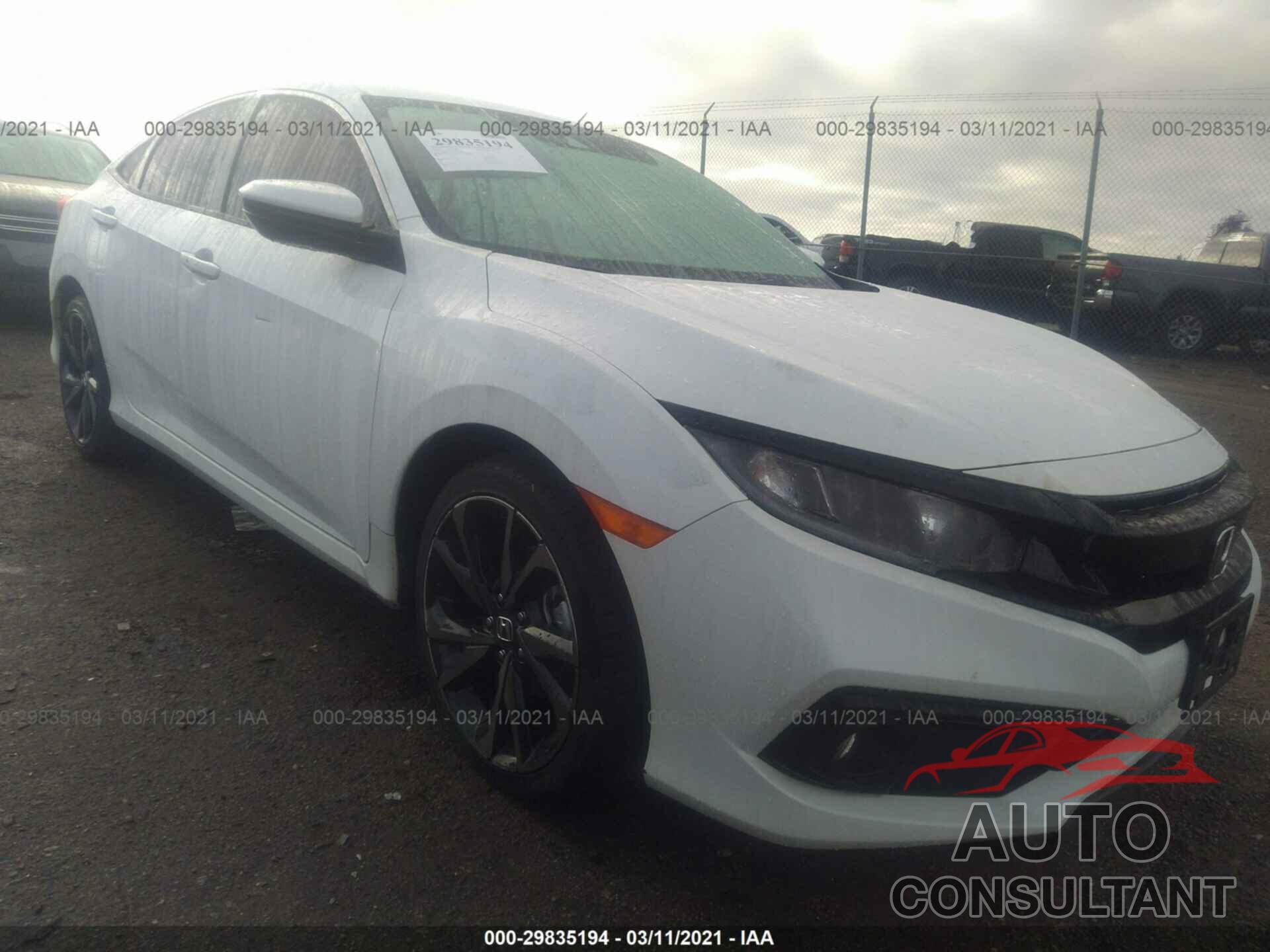 HONDA CIVIC SEDAN 2020 - 2HGFC2F8XLH544968