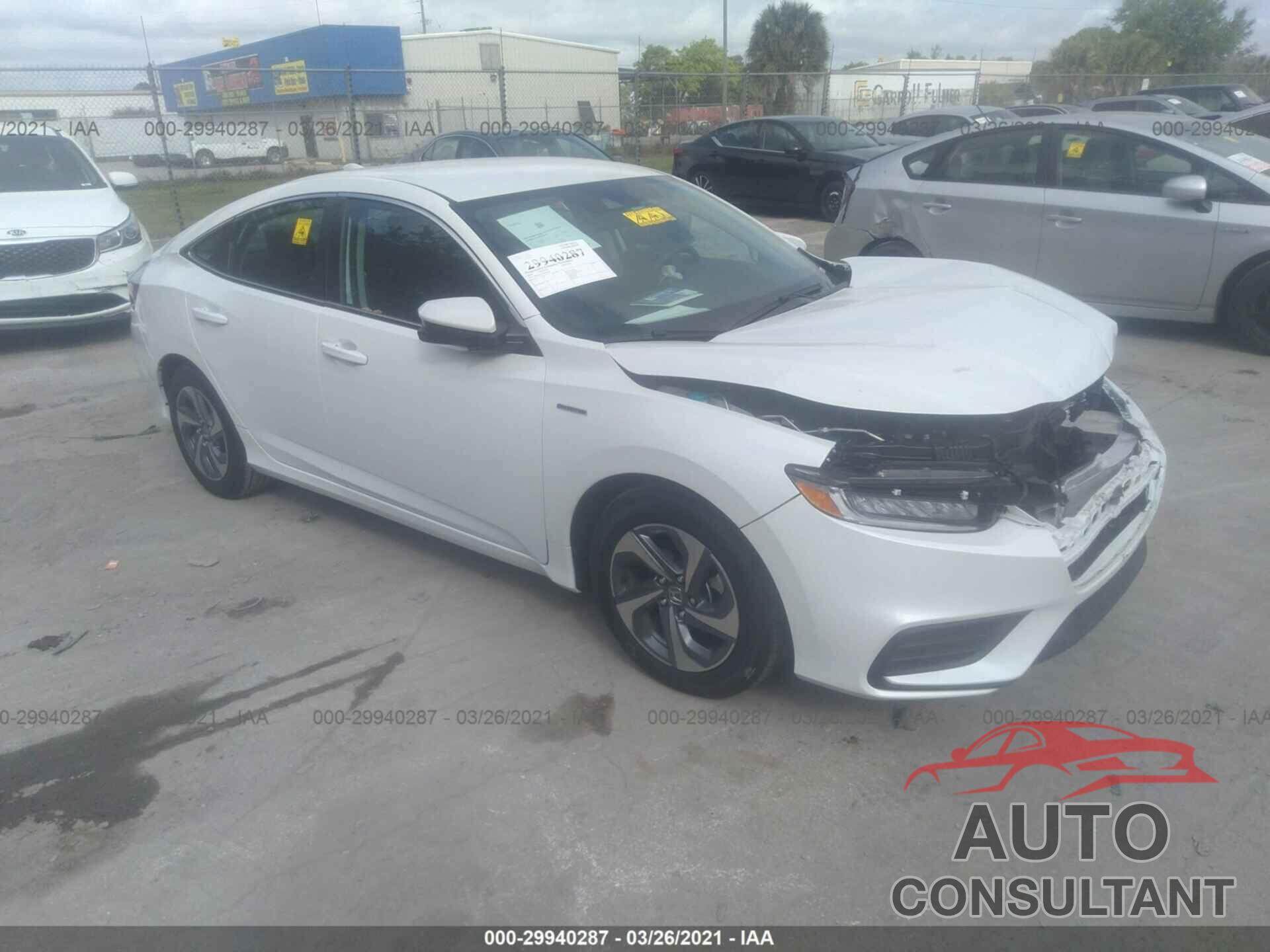 HONDA INSIGHT 2020 - 19XZE4F50LE009554