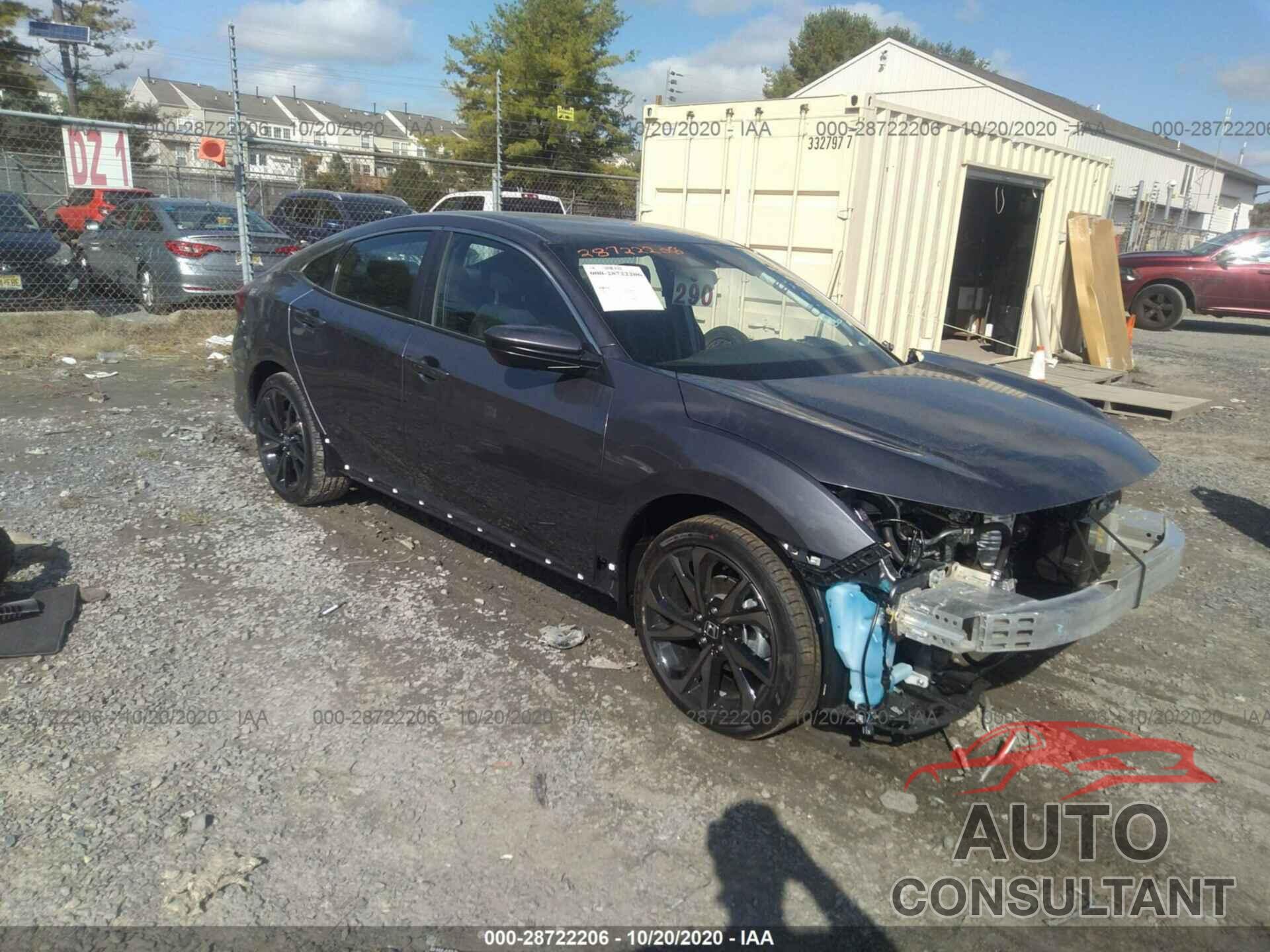 HONDA CIVIC SEDAN 2020 - 2HGFC2F86LH586358