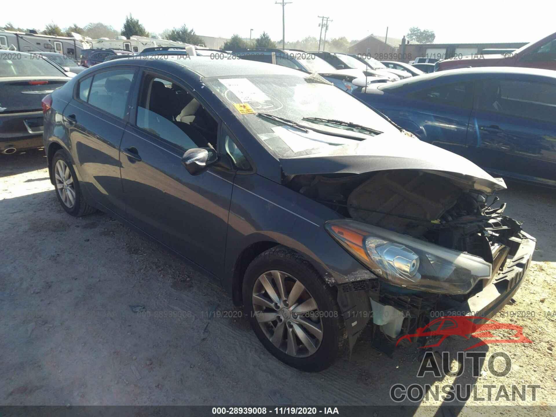 KIA FORTE 2016 - KNAFX4A62G5470413