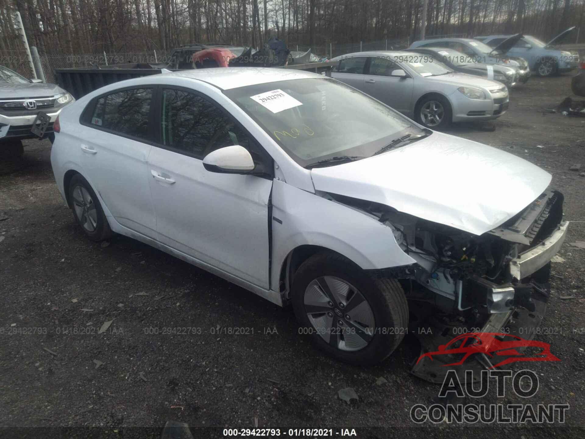 HYUNDAI IONIQ HYBRID 2019 - KMHC65LC2KU166879