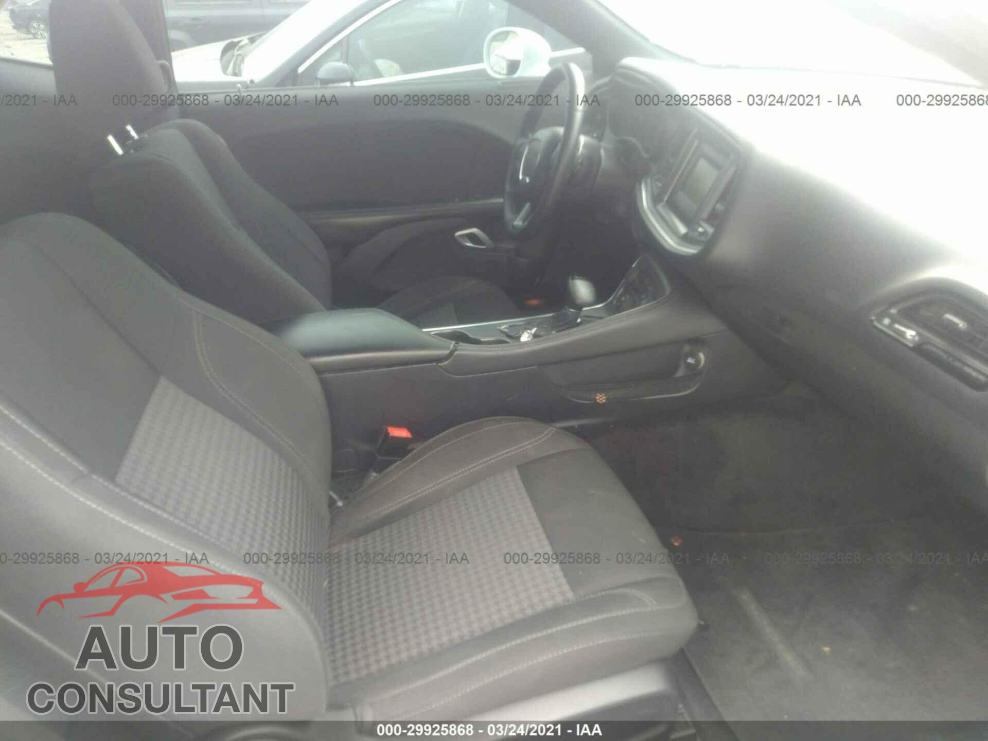 DODGE CHALLENGER 2016 - 2C3CDZAG2GH231929