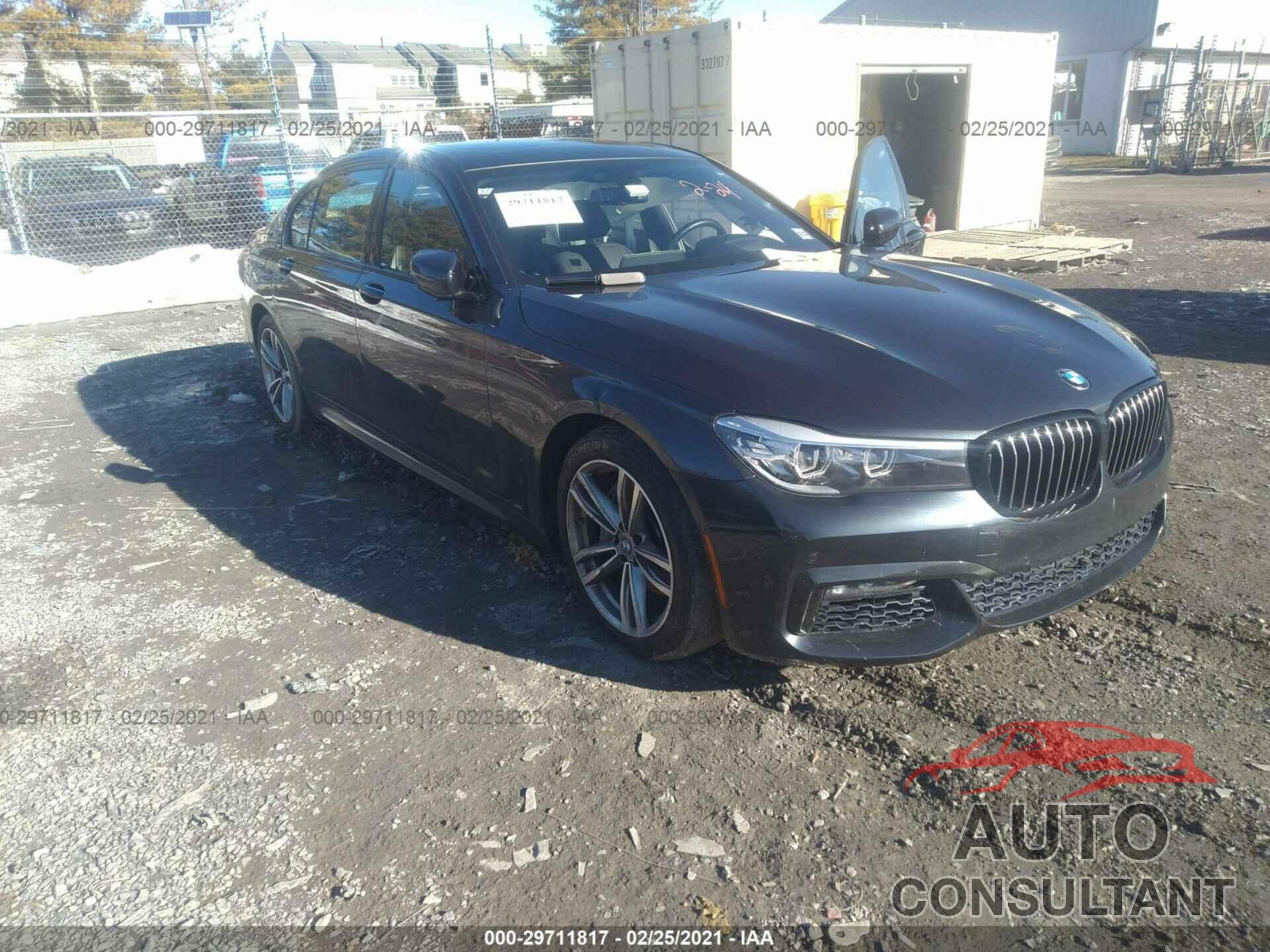 BMW 7 SERIES 2017 - WBA7J2C39HG497692