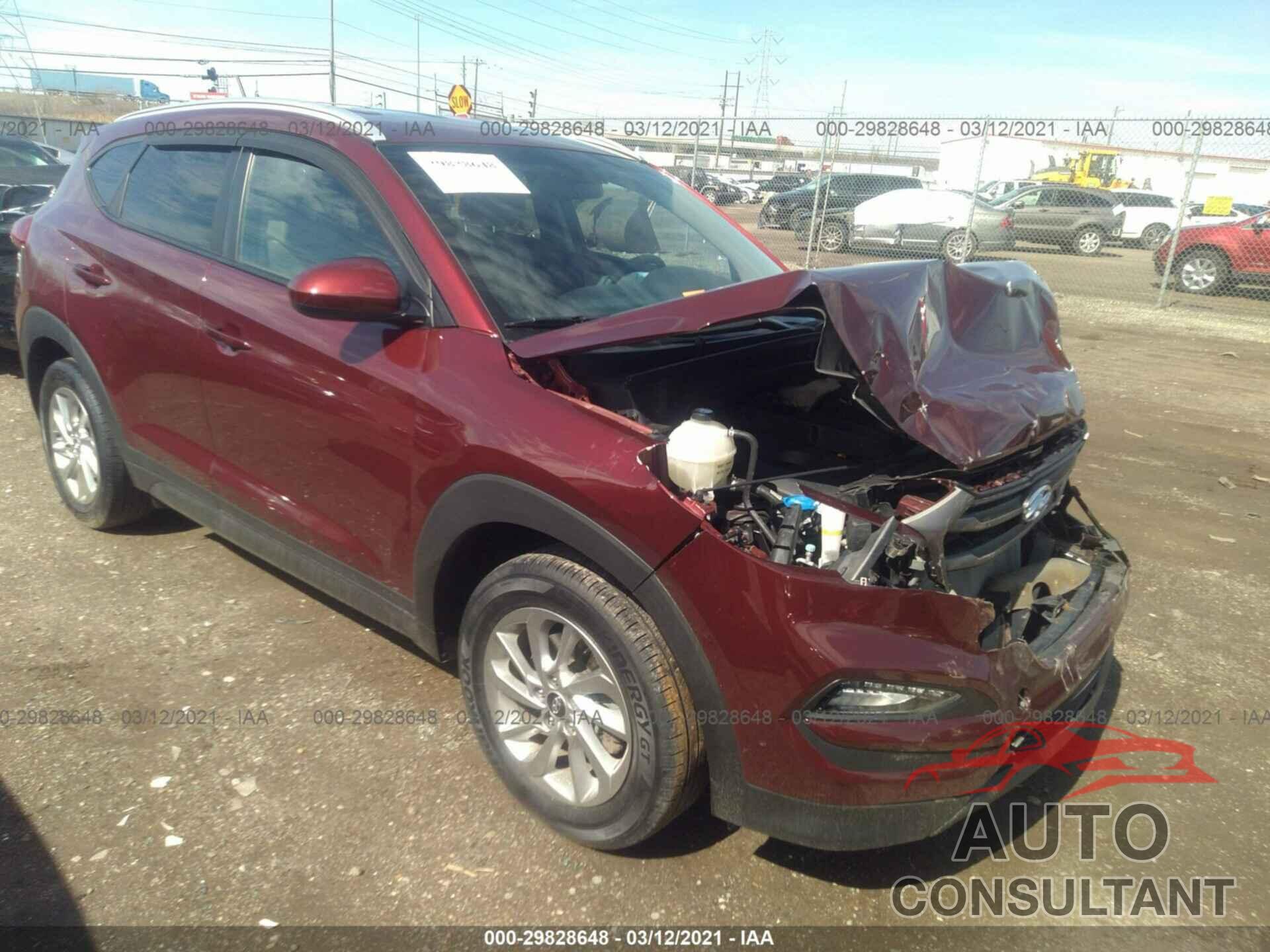 HYUNDAI TUCSON 2016 - KM8J3CA45GU039891