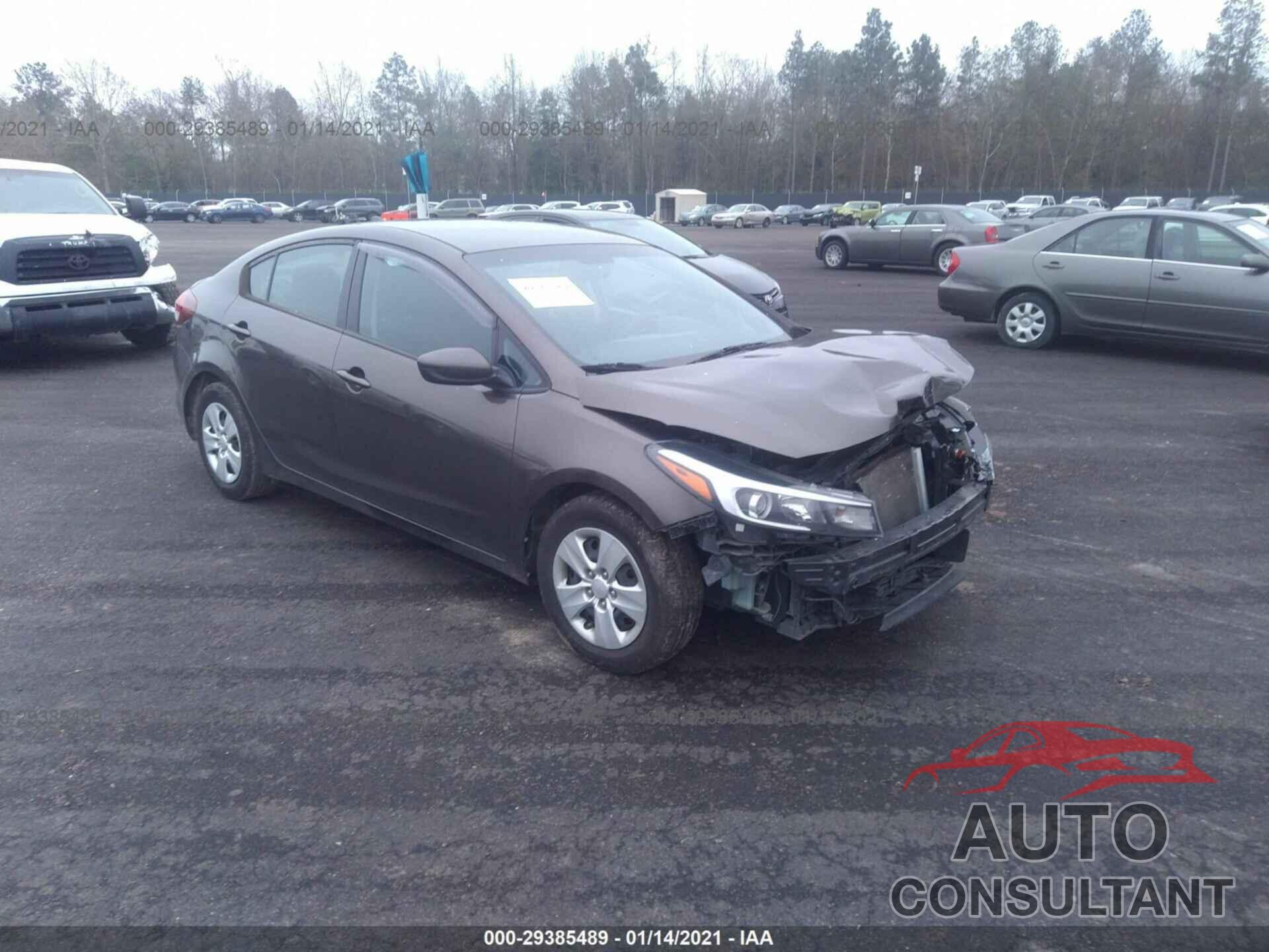 KIA FORTE 2017 - 3KPFK4A76HE153203
