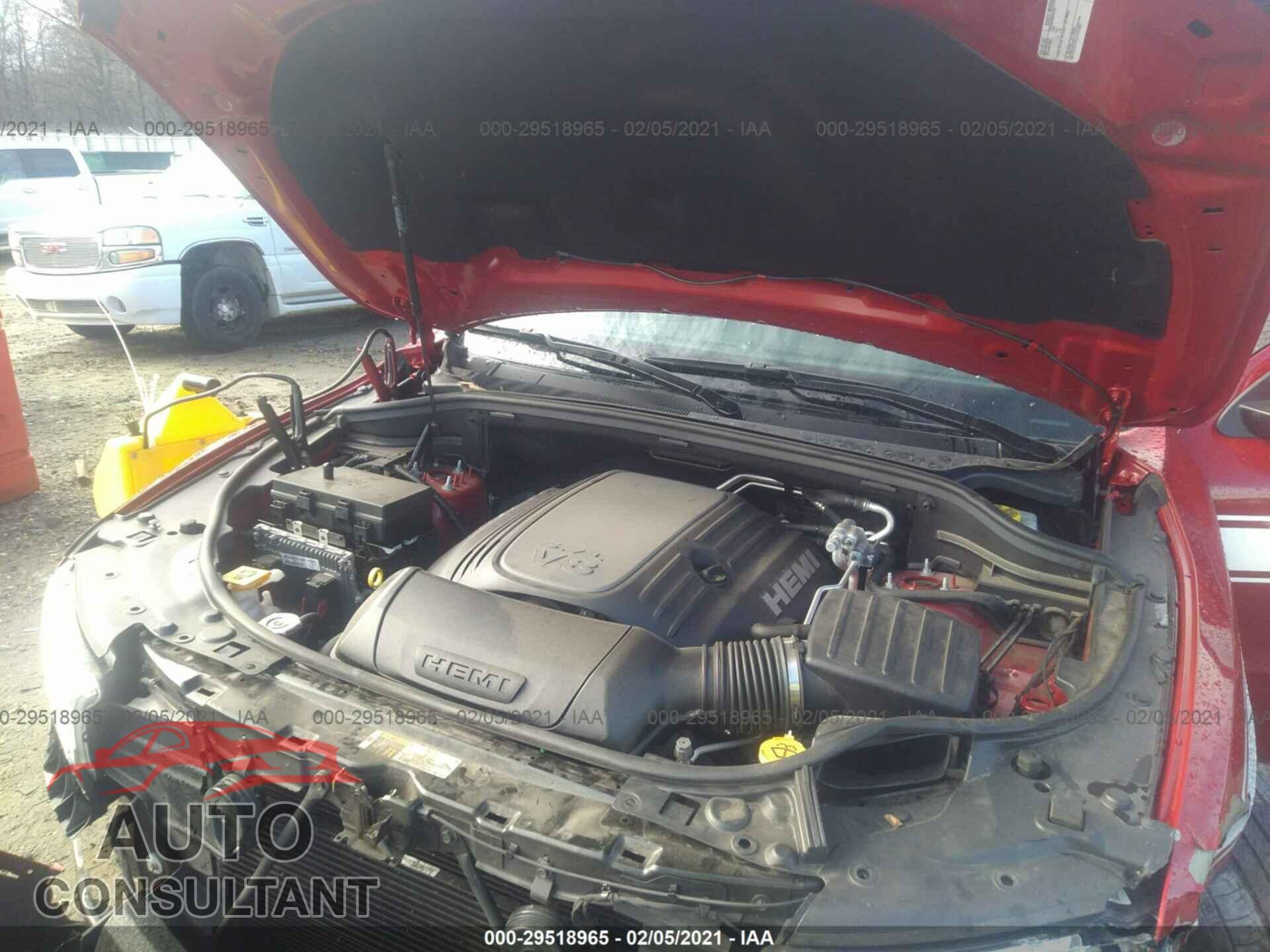 DODGE DURANGO 2019 - 1C4SDJFTXKC765061