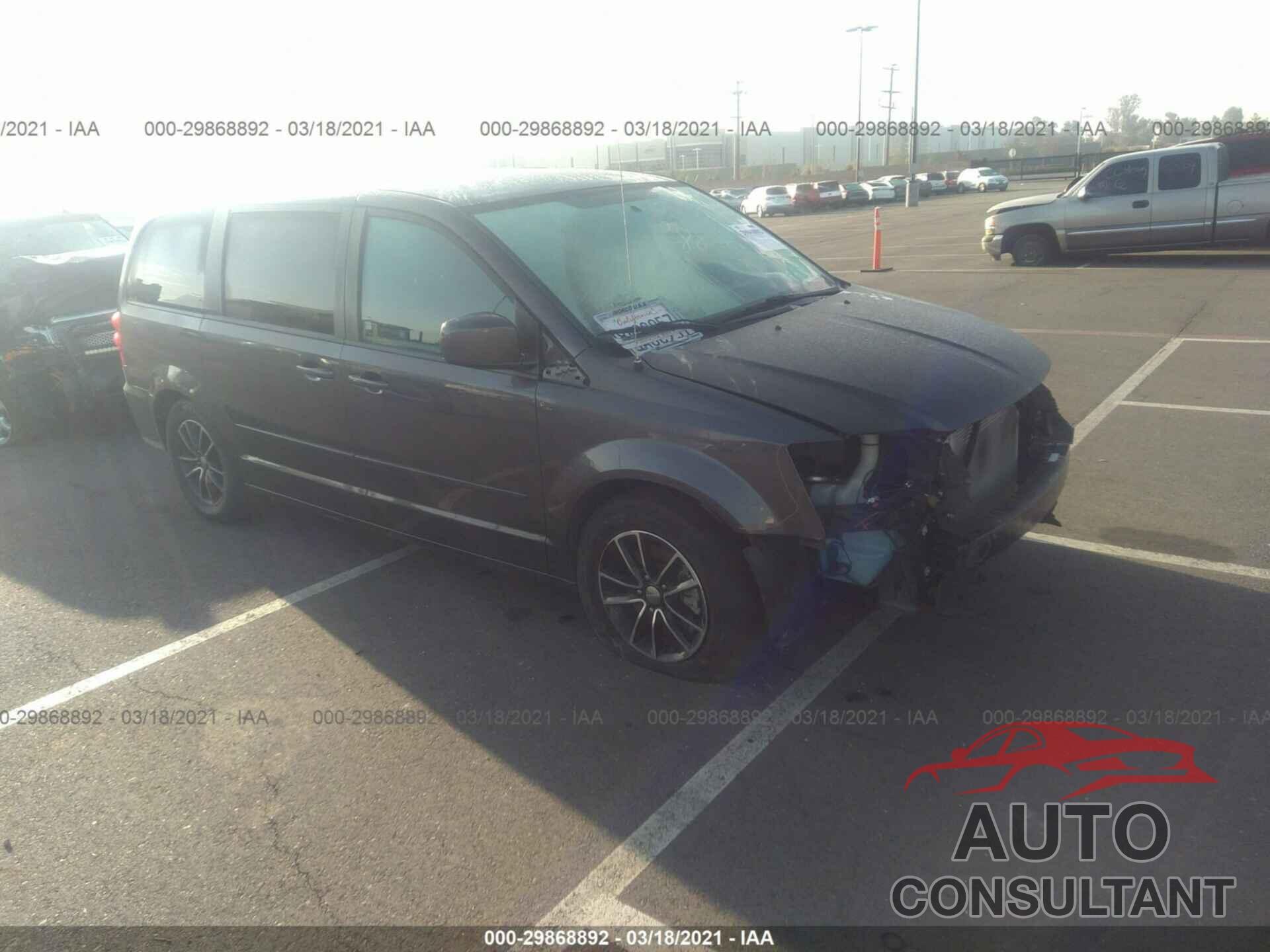 DODGE GRAND CARAVAN 2017 - 2C4RDGBG5HR843837
