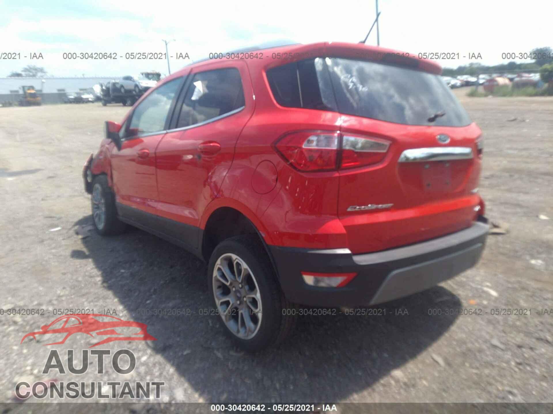 FORD ECOSPORT 2020 - MAJ6S3KL1LC367639