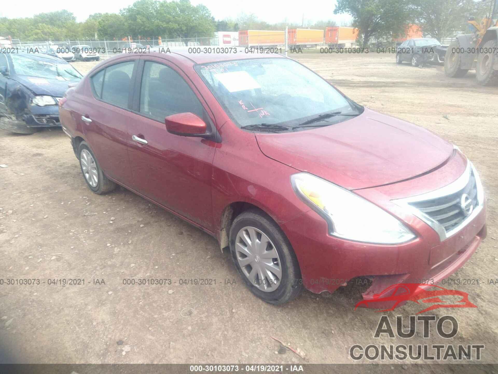 NISSAN VERSA 2016 - 3N1CN7AP5GL872404