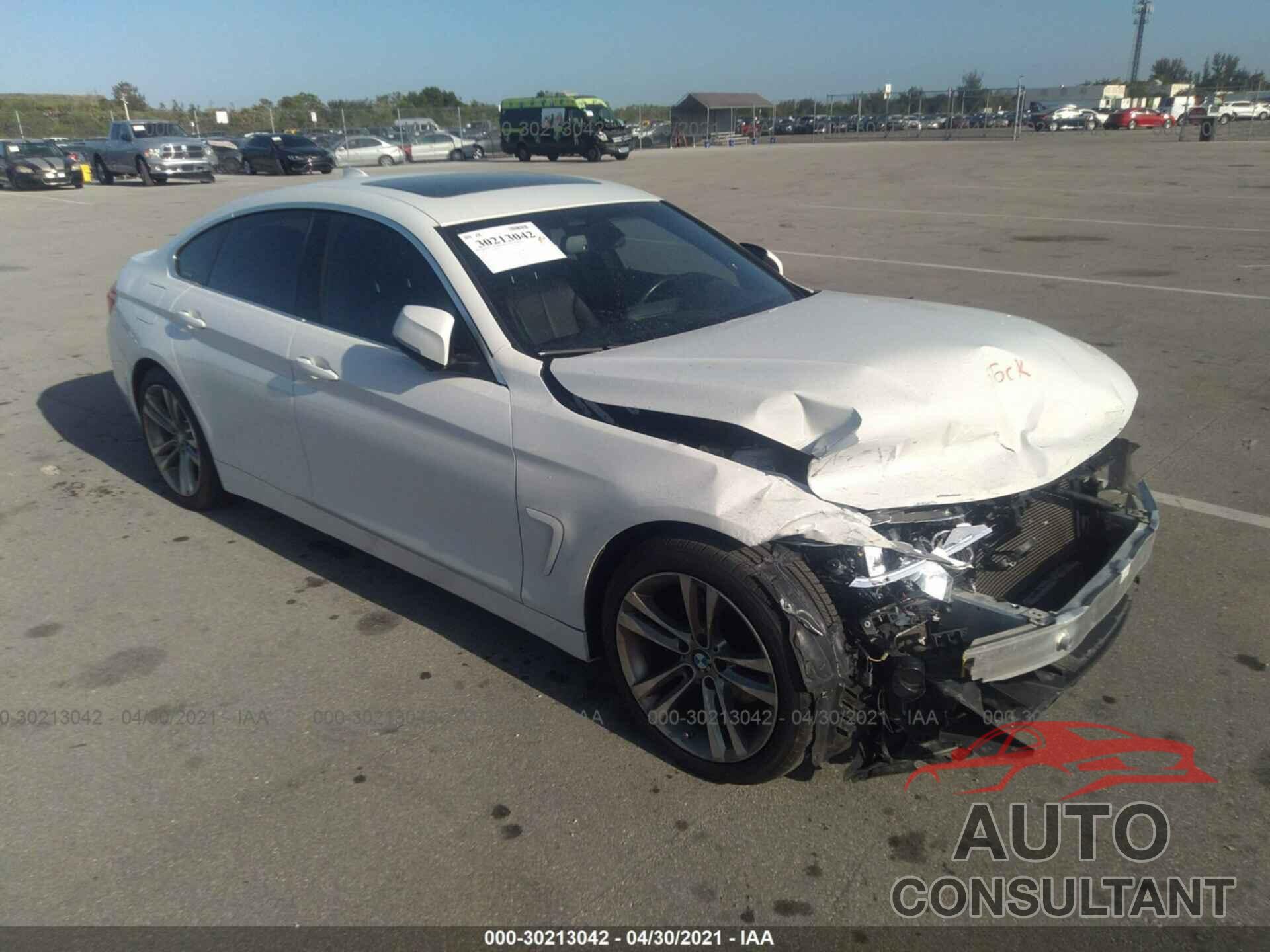 BMW 4 SERIES 2016 - WBA4A9C51GG507742