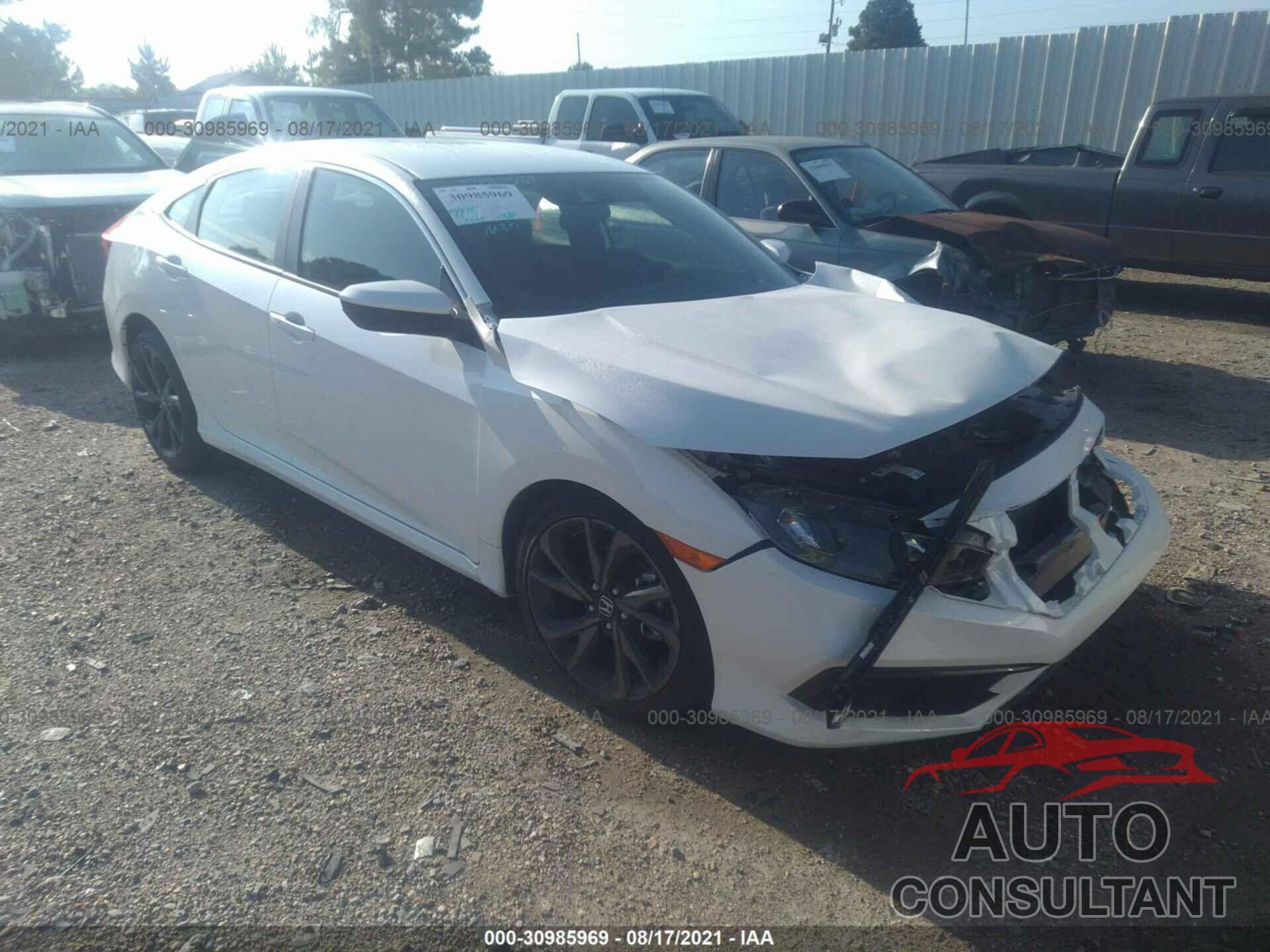 HONDA CIVIC SEDAN 2020 - 19XFC2F8XLE020987