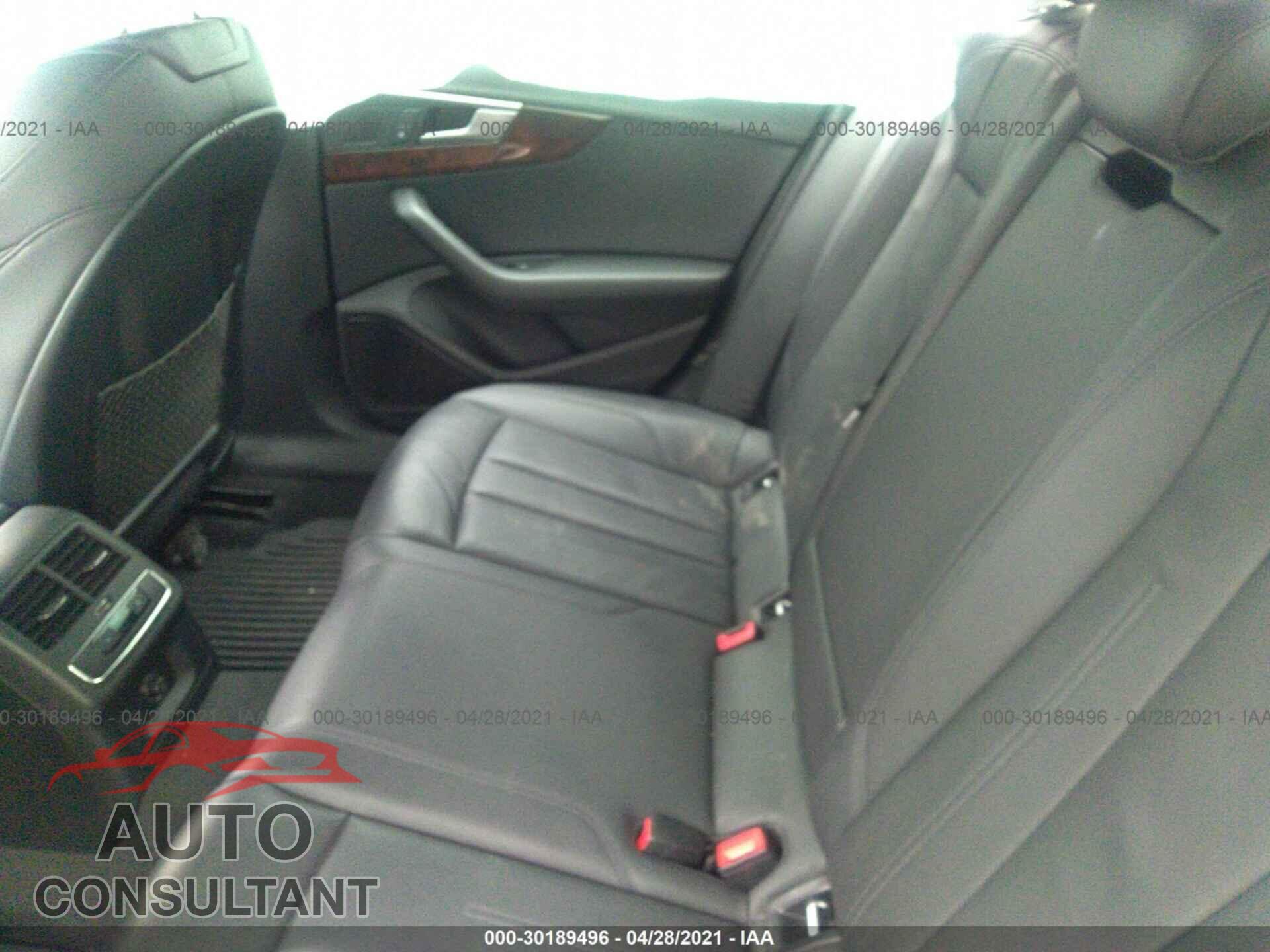 AUDI A4 2017 - WAULNAF48HN022824