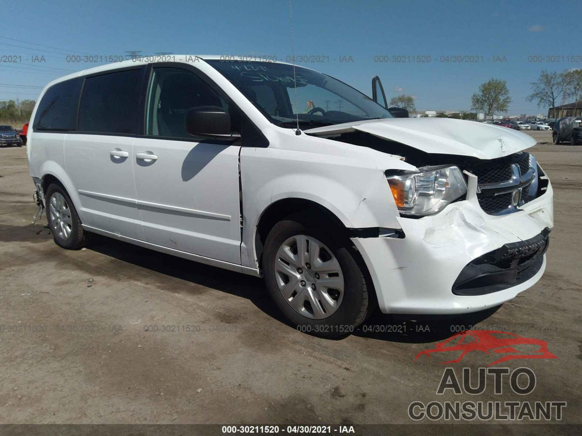DODGE GRAND CARAVAN 2017 - 2C4RDGBGXHR585847