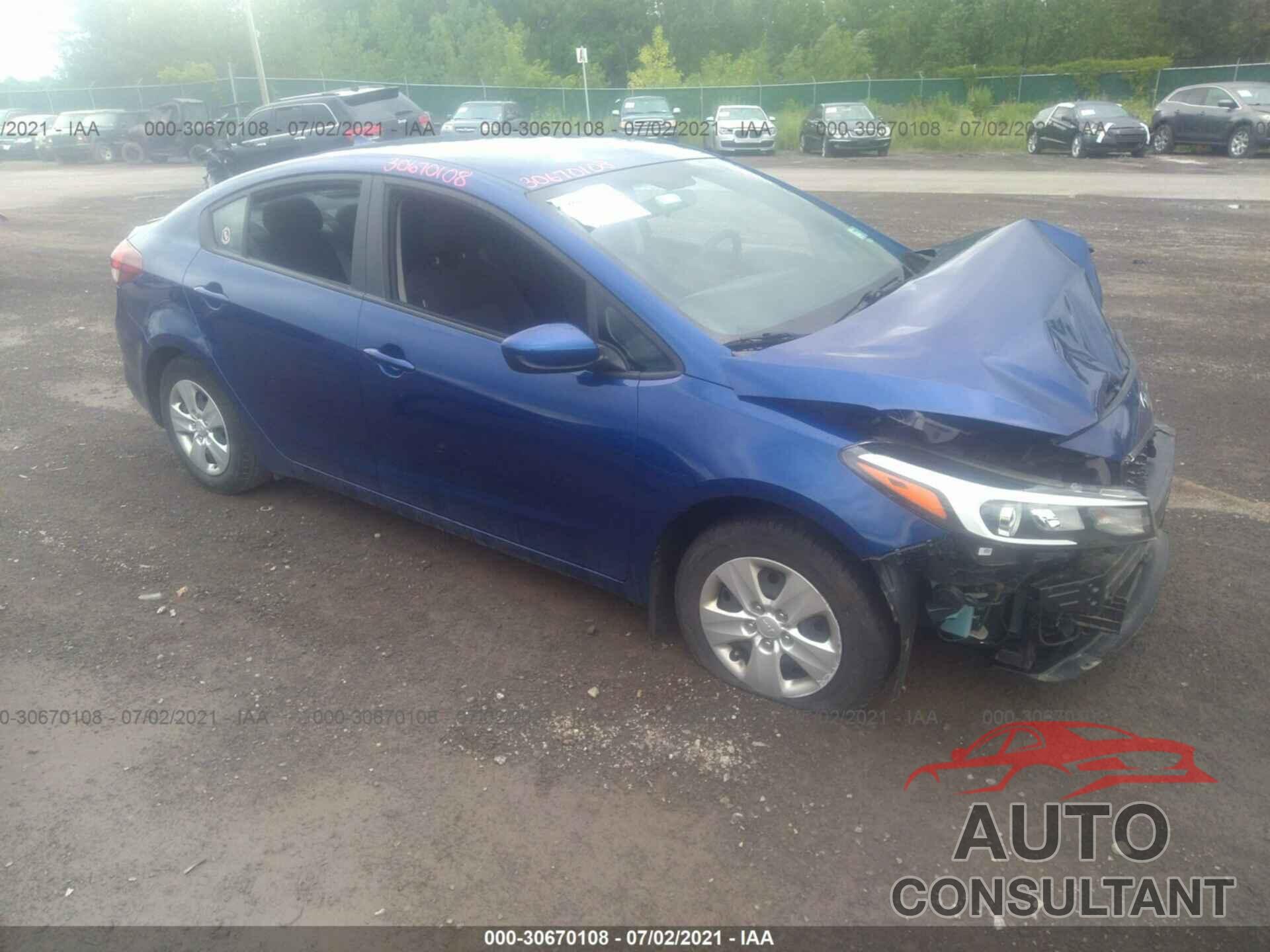 KIA FORTE 2017 - 3KPFK4A75HE108690